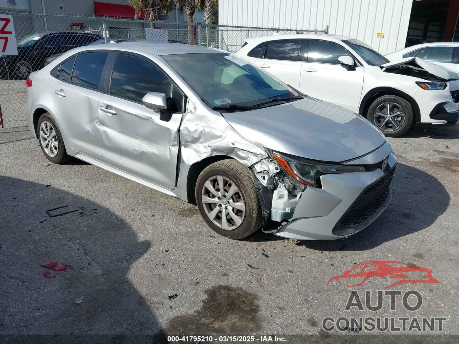 TOYOTA COROLLA 2020 - JTDEPRAE1LJ112725