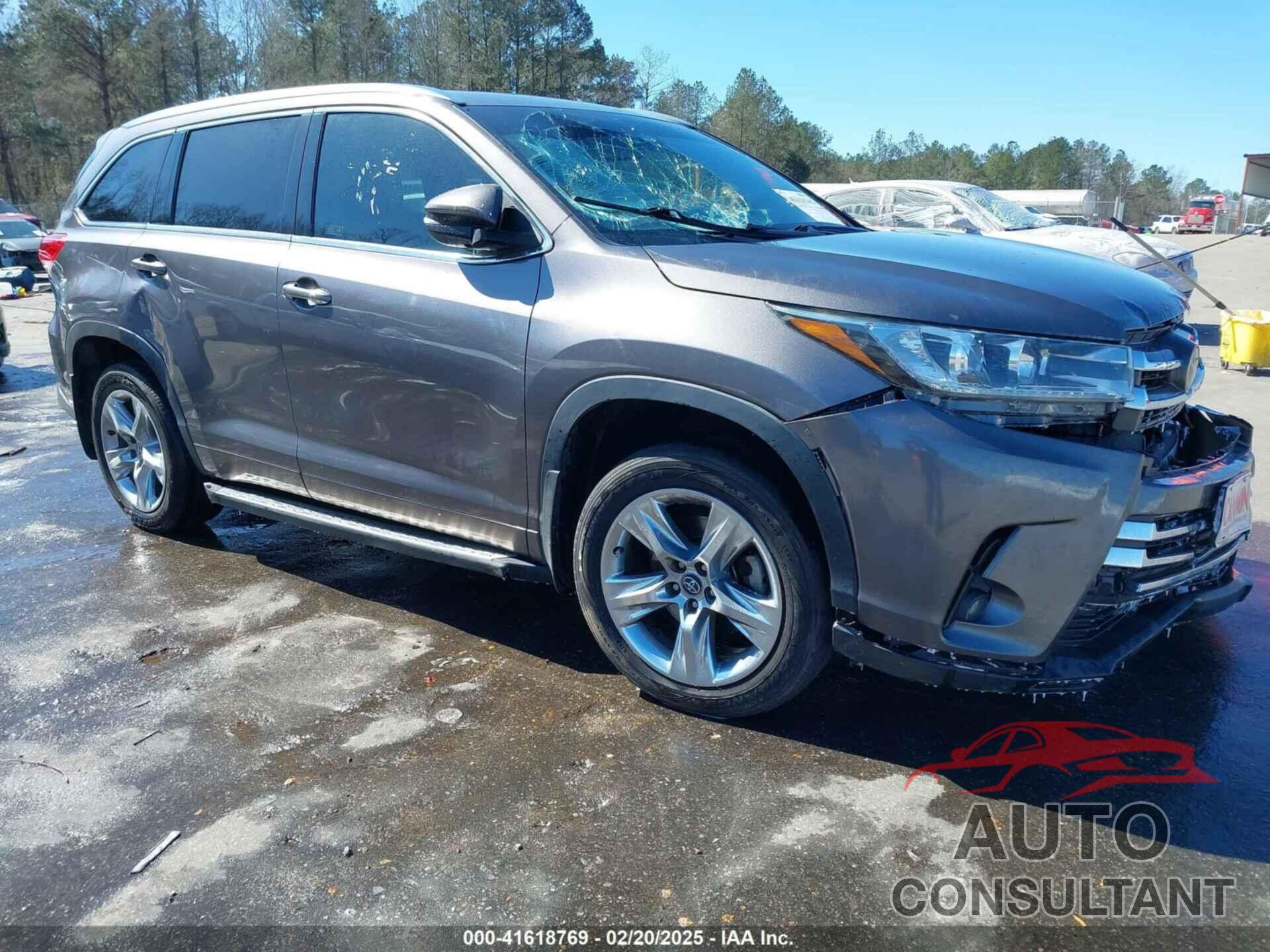 TOYOTA HIGHLANDER 2018 - 5TDYZRFH8JS251809