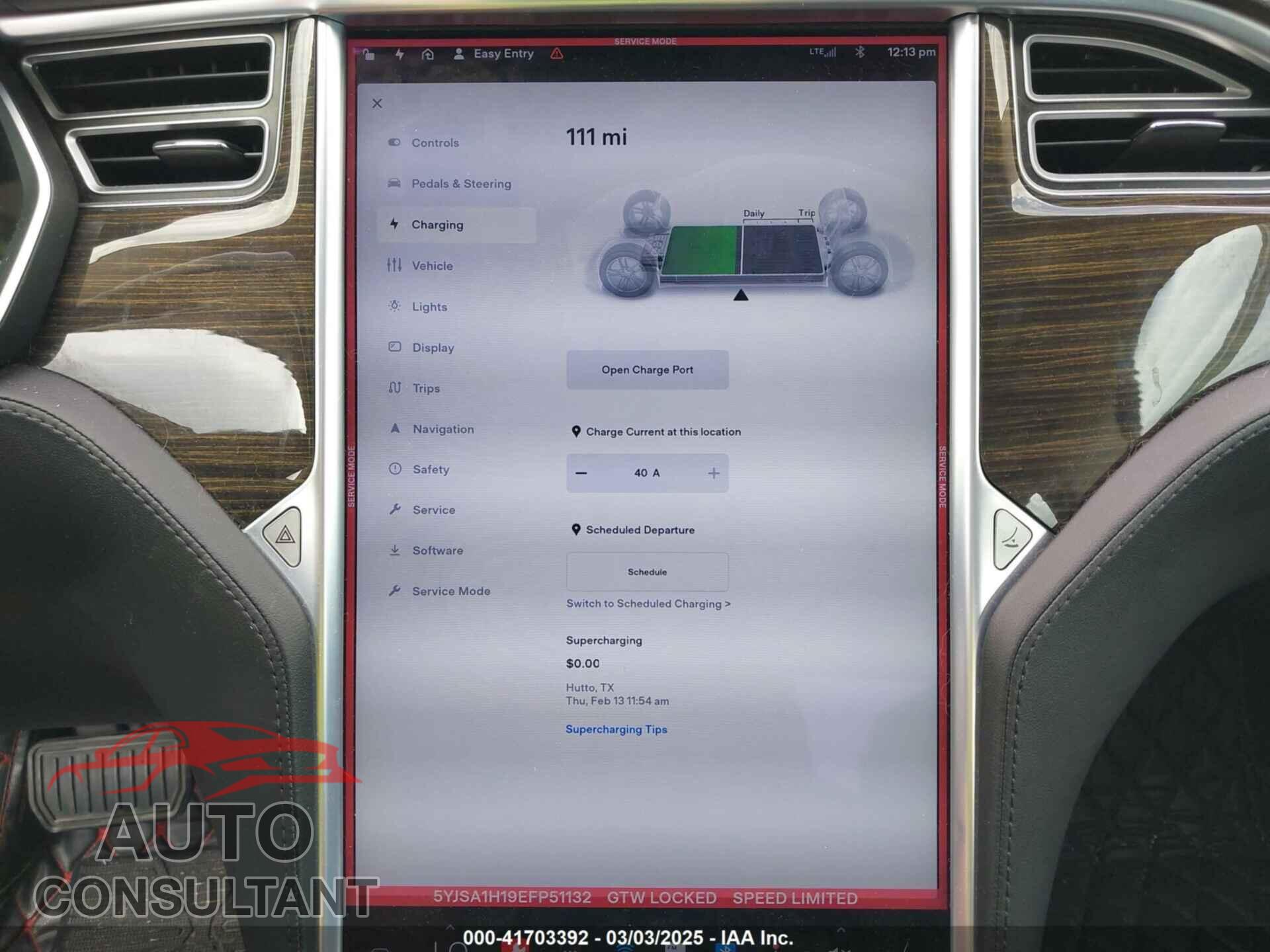 TESLA MODEL S 2014 - 5YJSA1H19EFP51132