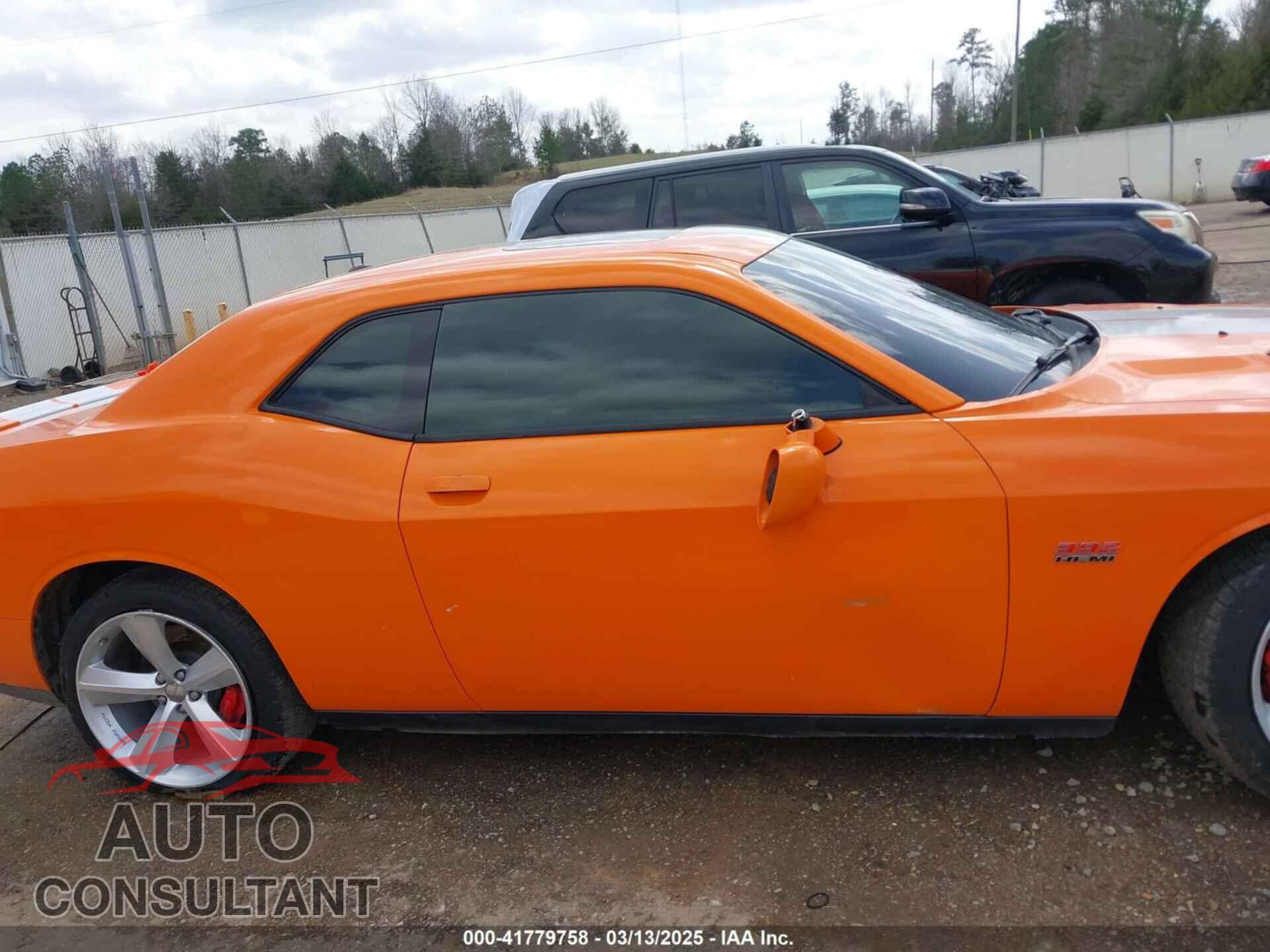 DODGE CHALLENGER 2012 - 2C3CDYCJ2CH118818