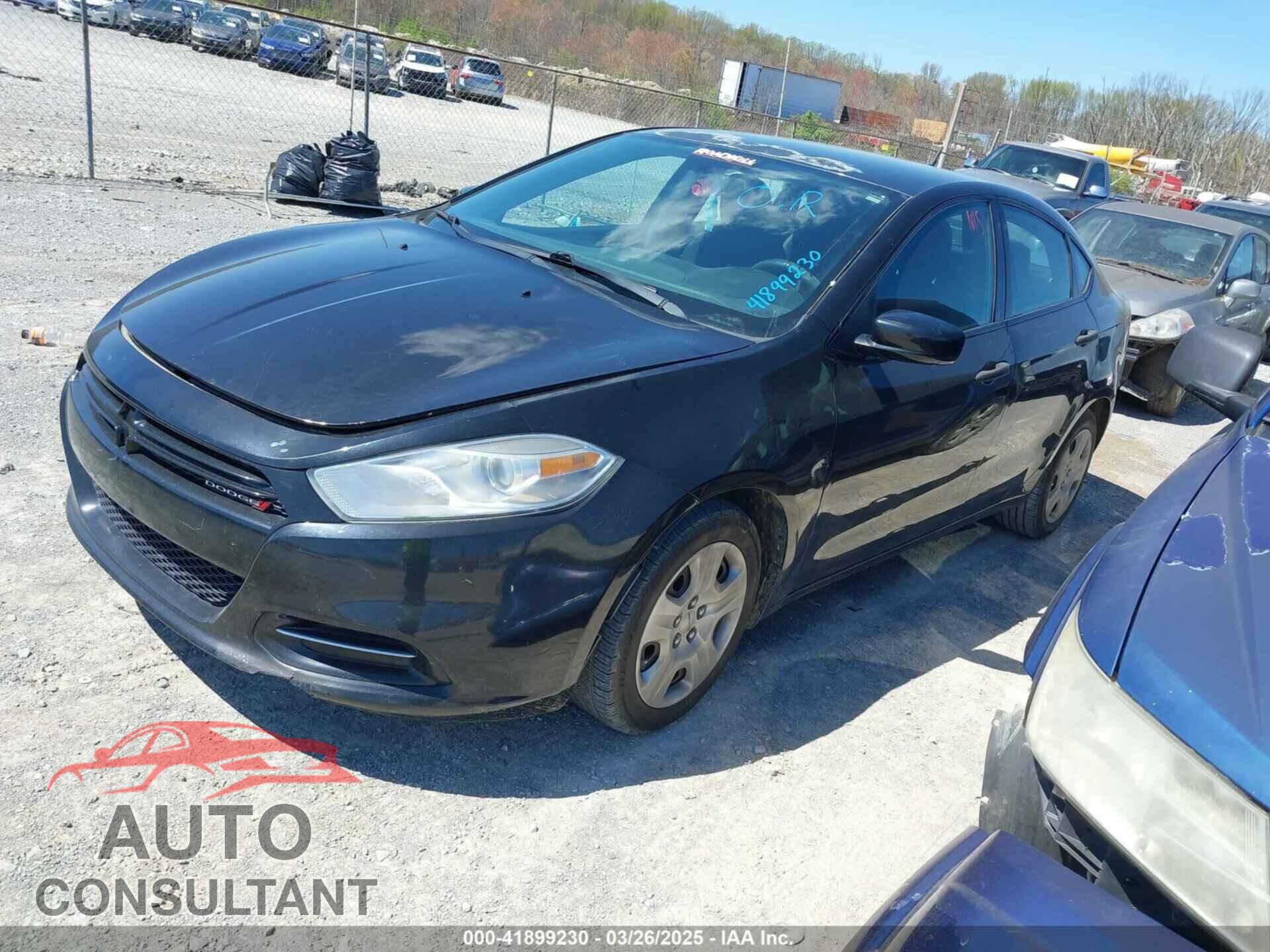 DODGE DART 2013 - 1C3CDFAA0DD334897