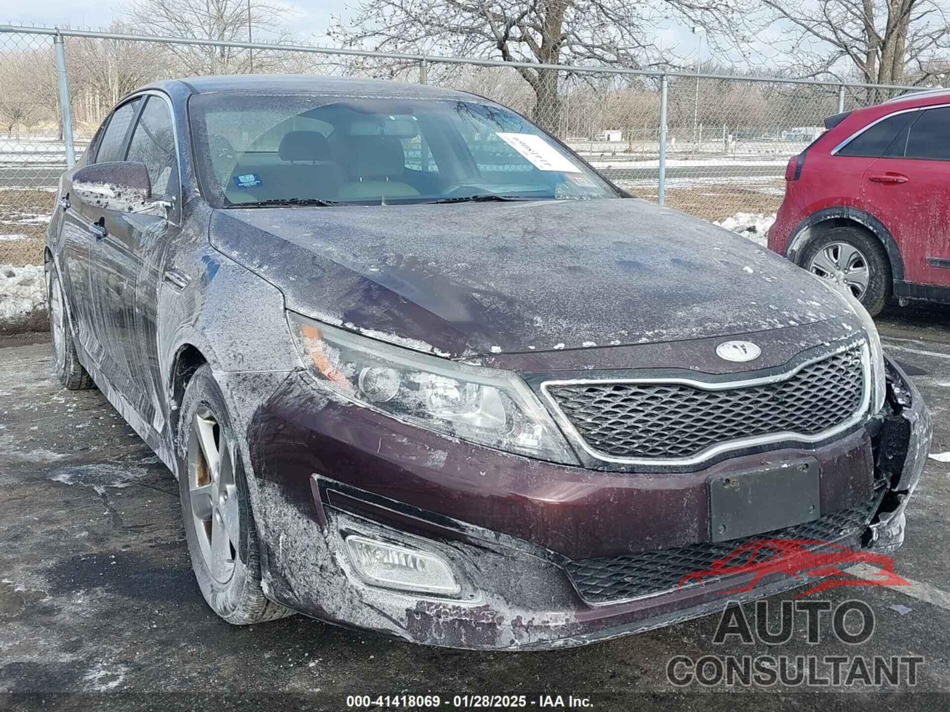 KIA OPTIMA 2014 - 5XXGM4A71EG289837