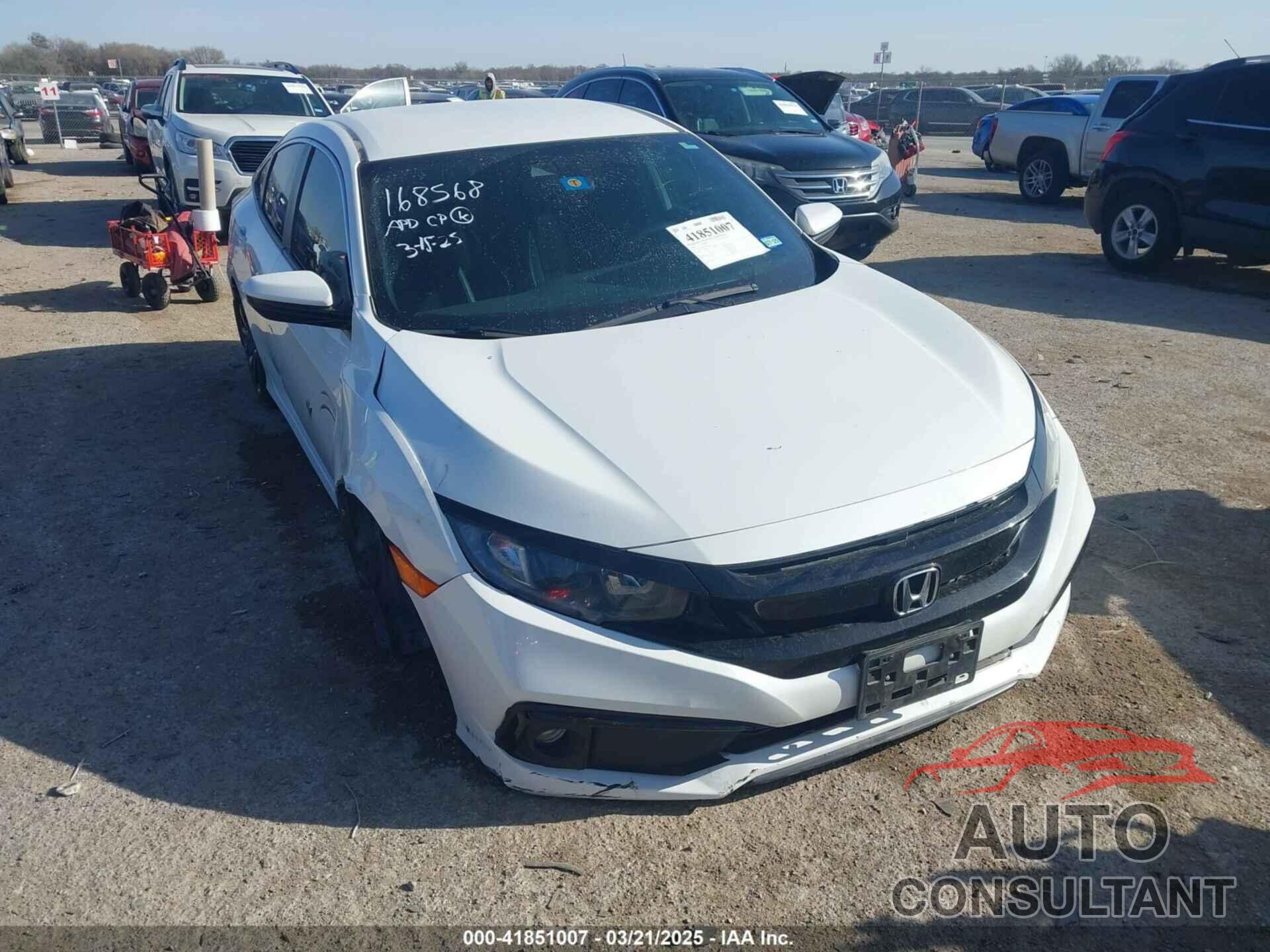 HONDA CIVIC 2020 - 19XFC2F8XLE016325