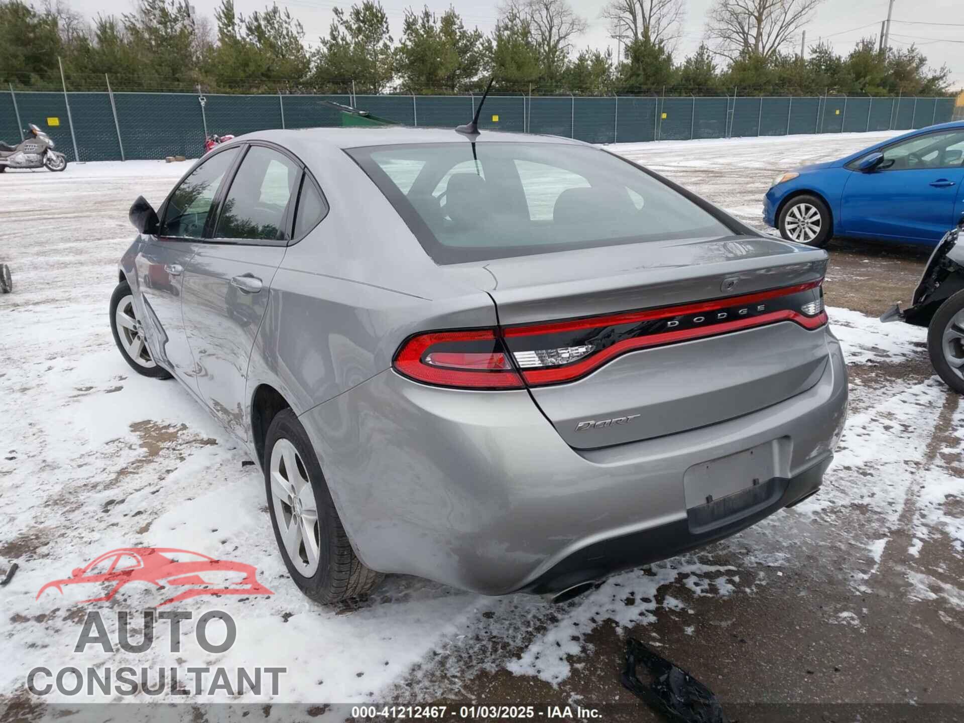 DODGE DART 2015 - 1C3CDFBB4FD160312