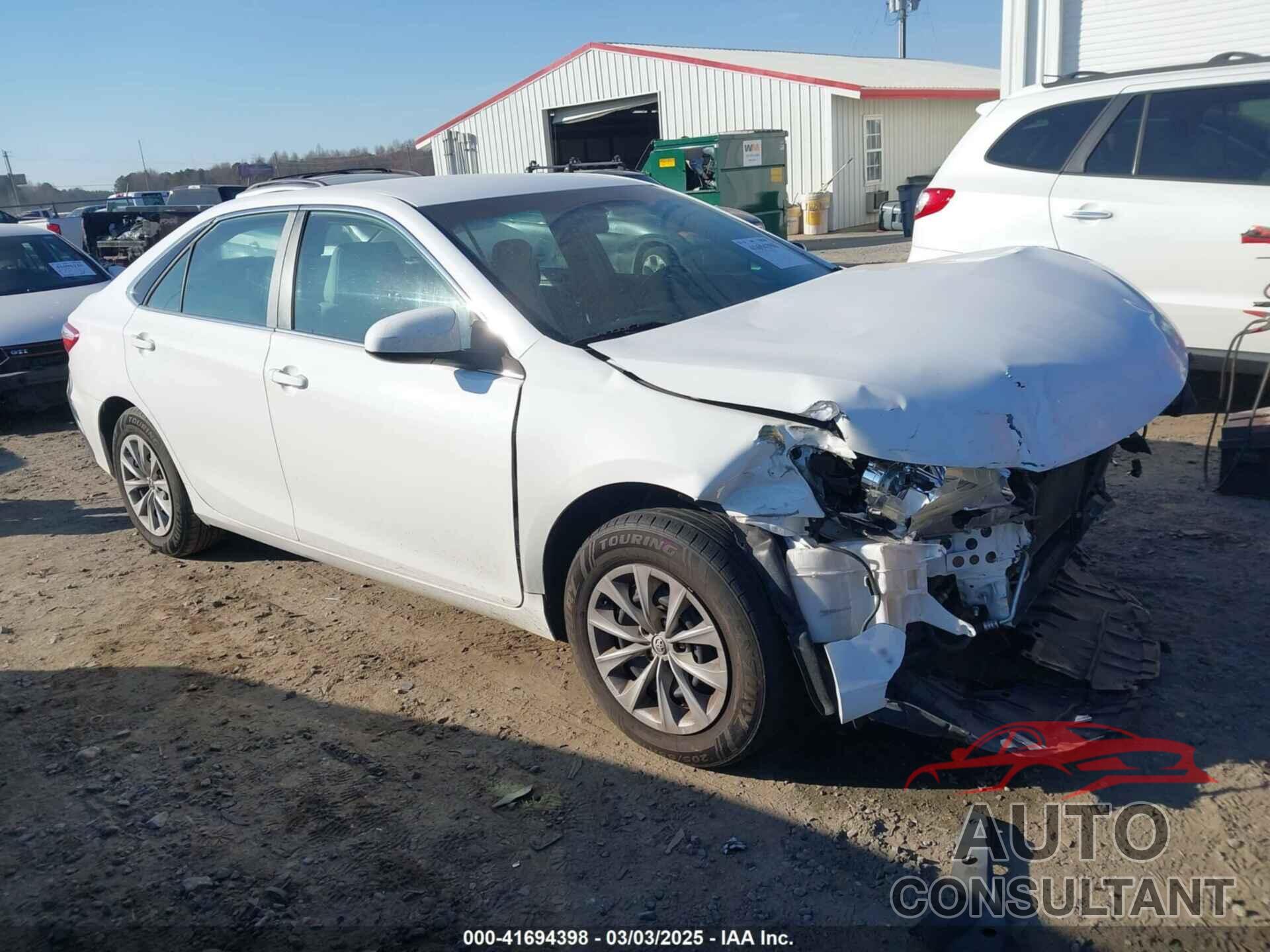 TOYOTA CAMRY 2017 - 4T1BF1FK0HU393472