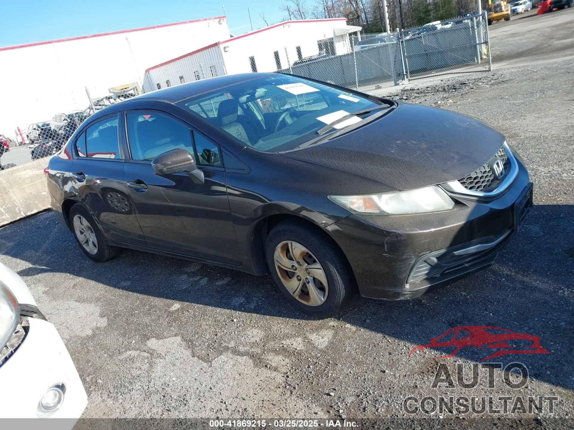 HONDA CIVIC 2014 - 2HGFB2F51EH542151