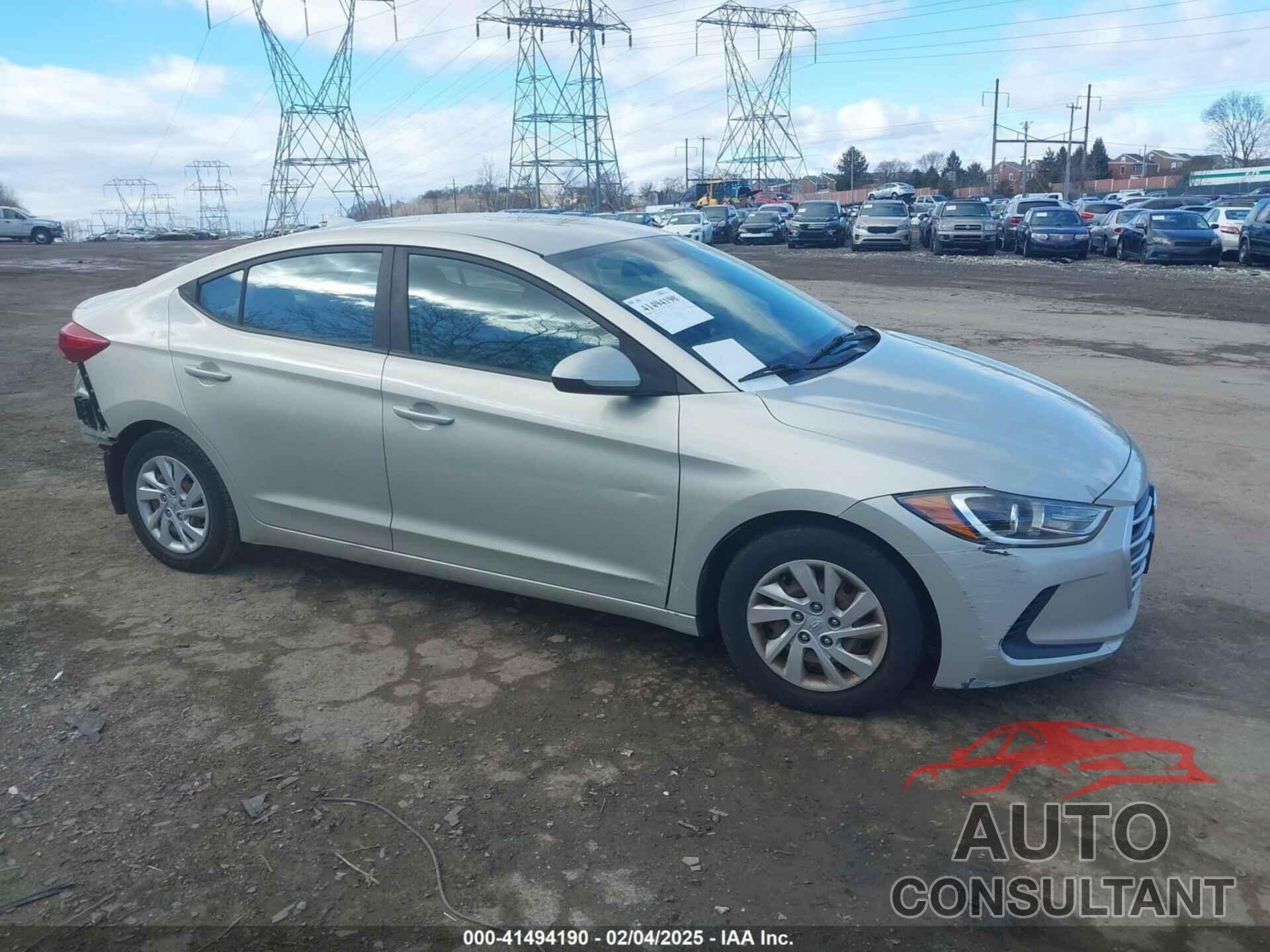 HYUNDAI ELANTRA 2017 - 5NPD74LF3HH149814