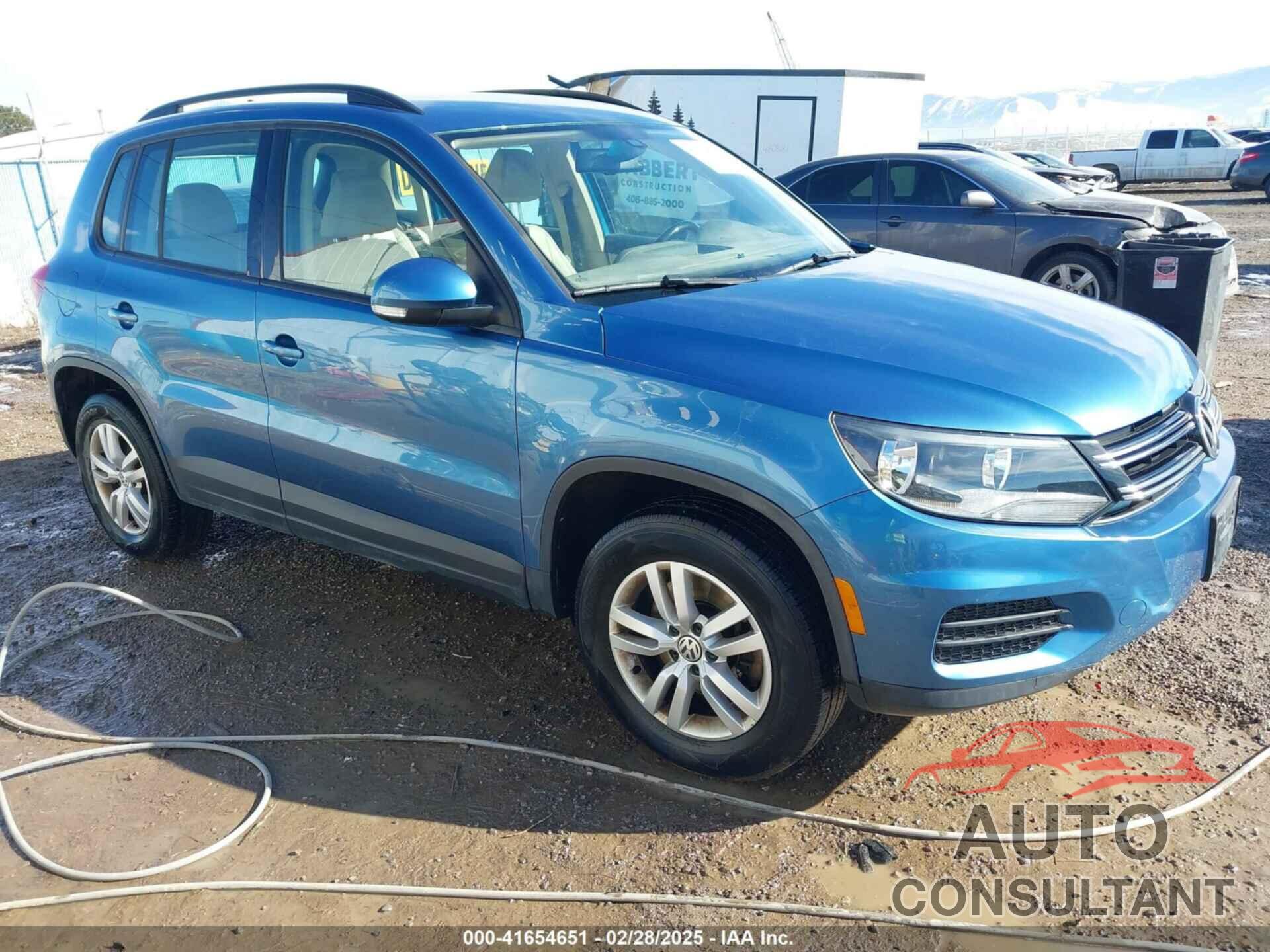VOLKSWAGEN TIGUAN 2017 - WVGBV7AX4HK029852