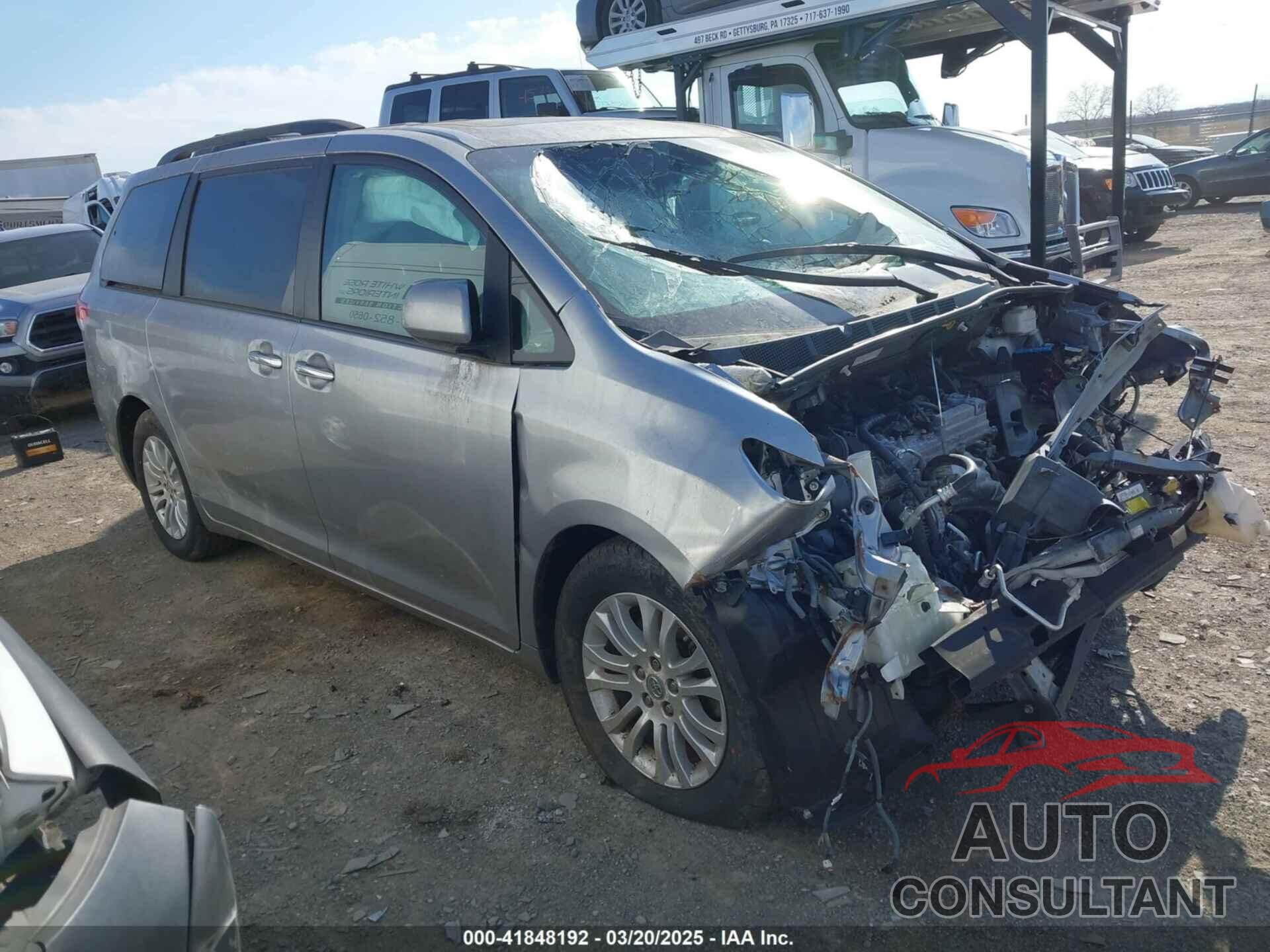 TOYOTA SIENNA 2012 - 5TDYK3DC6CS181724