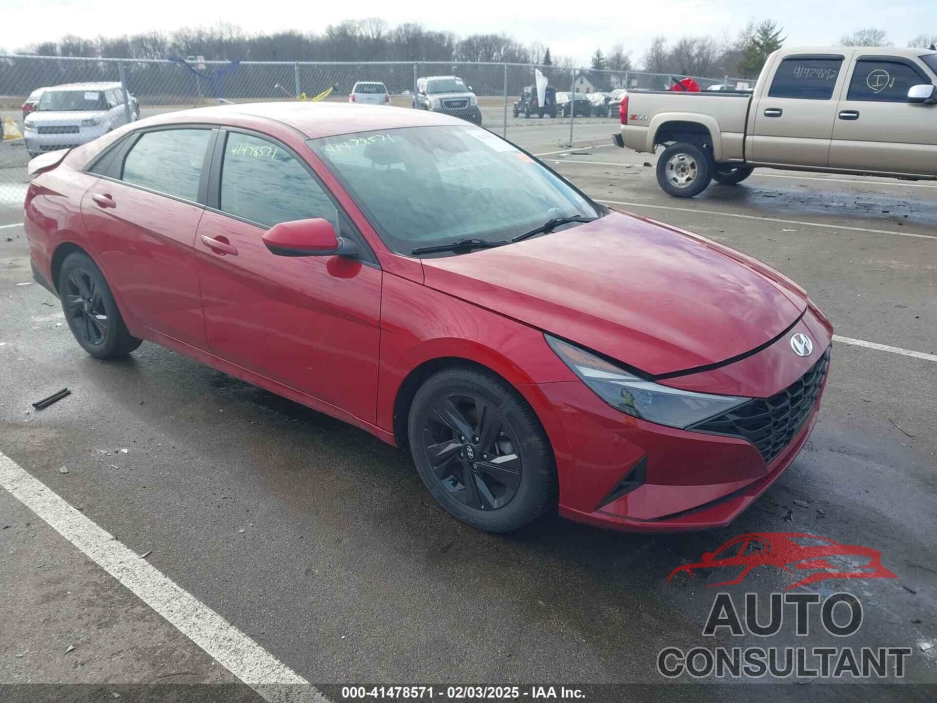 HYUNDAI ELANTRA 2021 - KMHLS4AG5MU191838