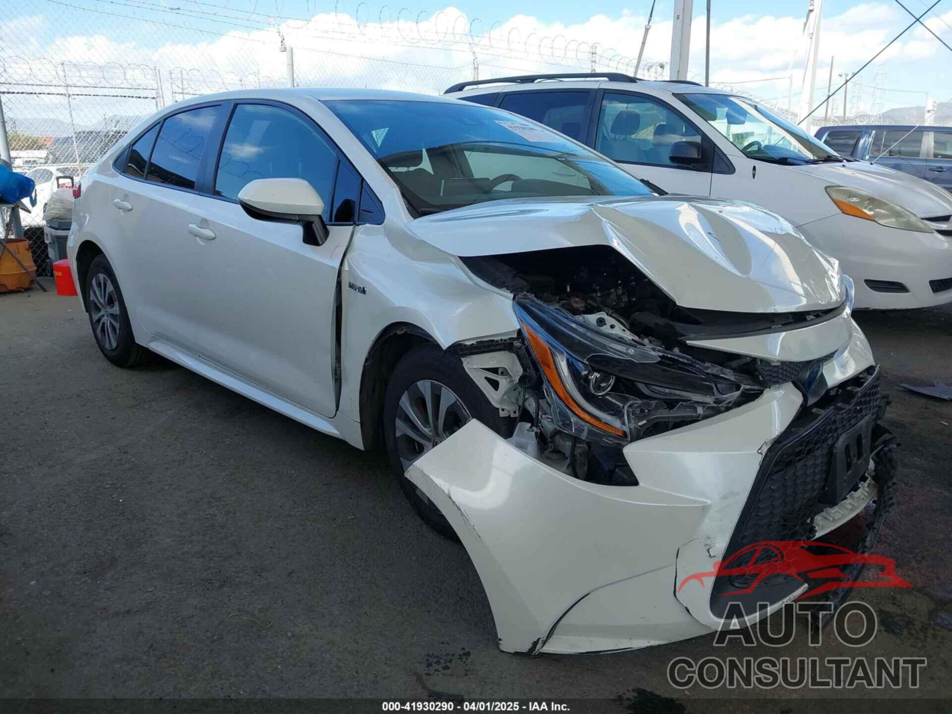 TOYOTA COROLLA 2021 - JTDEAMDE2MJ026454