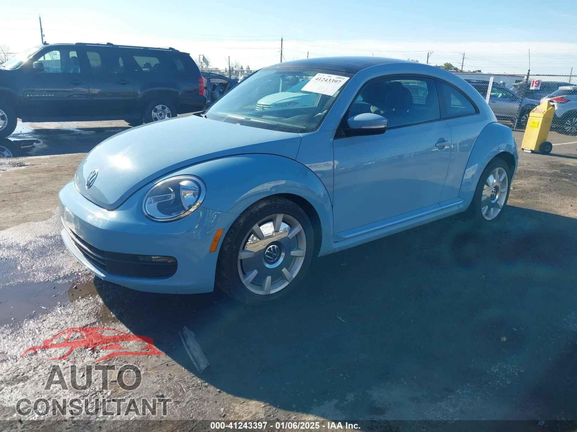 VOLKSWAGEN BEETLE 2012 - 3VWJP7AT5CM632847
