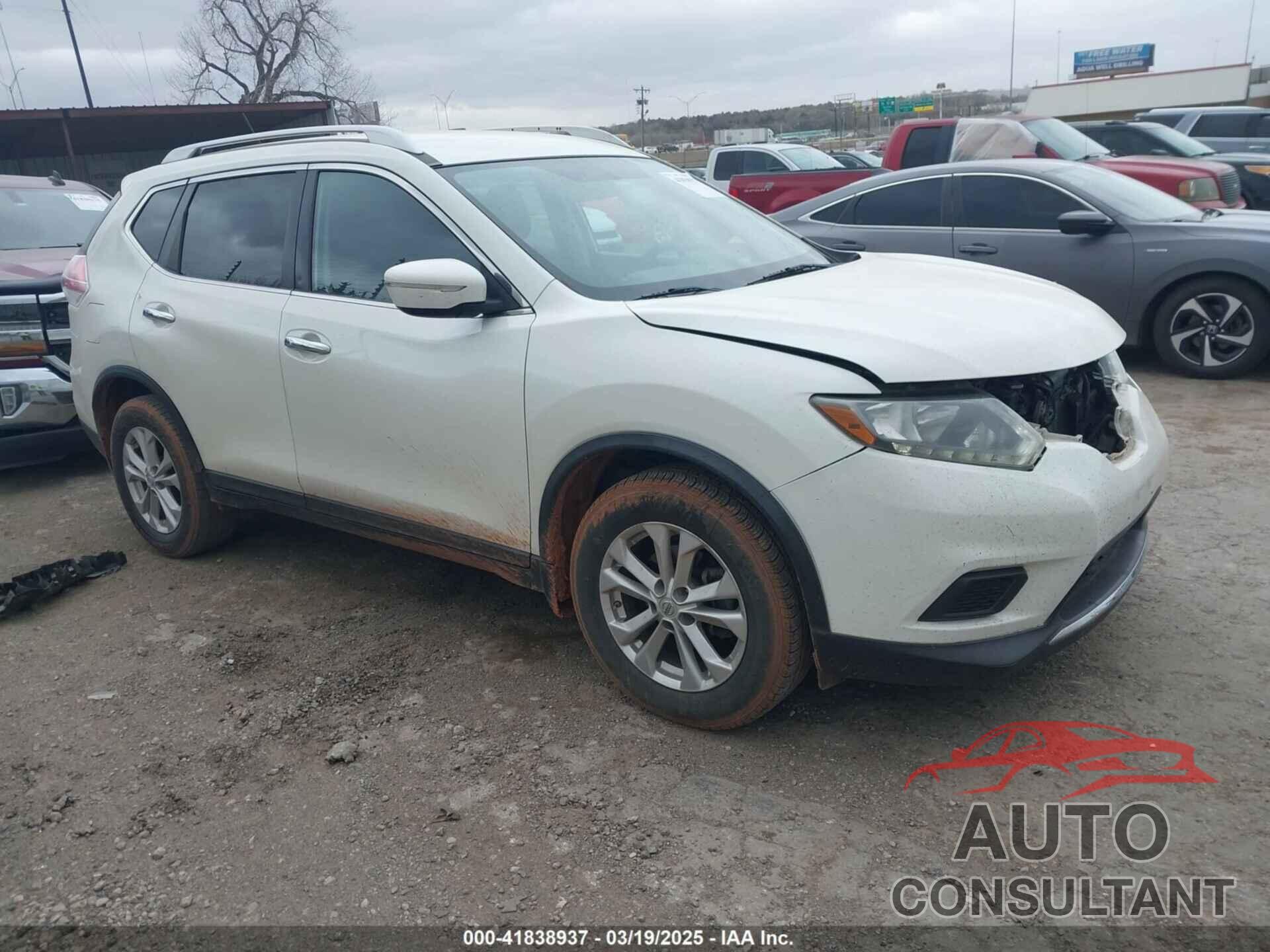 NISSAN ROGUE 2015 - KNMAT2MT4FP584463