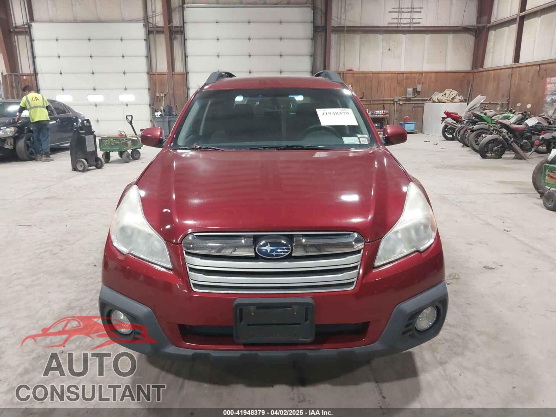 SUBARU OUTBACK 2014 - 4S4BRBCC4E3275081