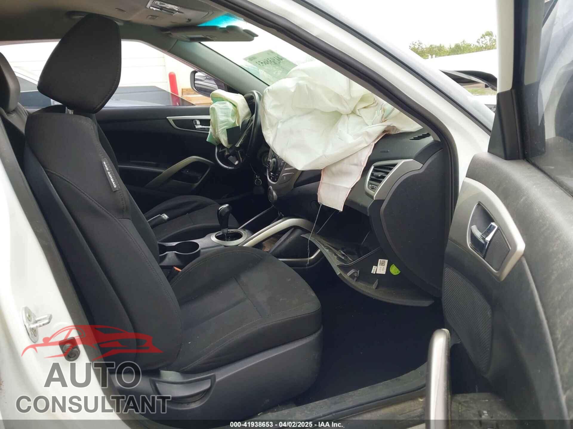 HYUNDAI VELOSTER 2017 - KMHTC6AD2HU307890