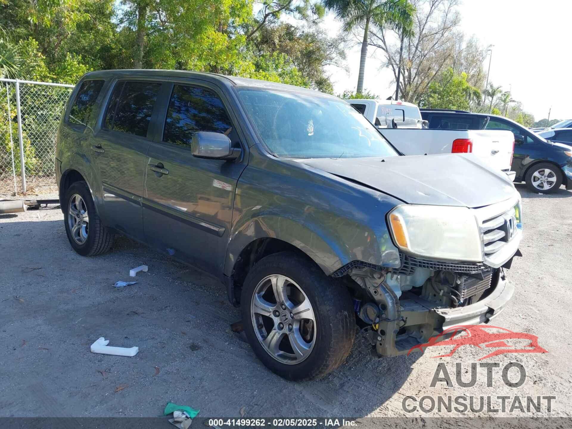HONDA PILOT 2013 - 5FNYF3H45DB003252