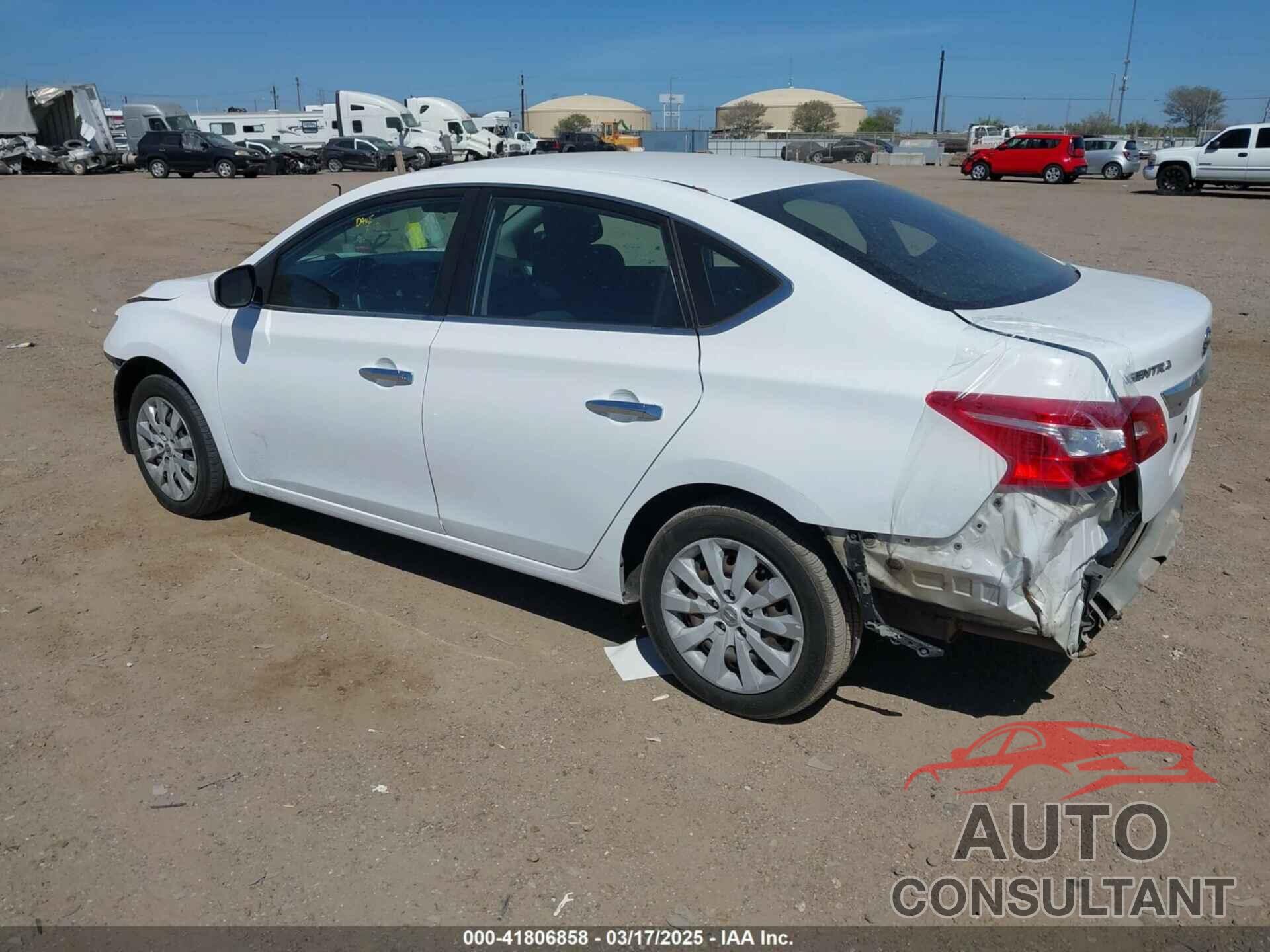 NISSAN SENTRA 2019 - 3N1AB7AP2KY303215
