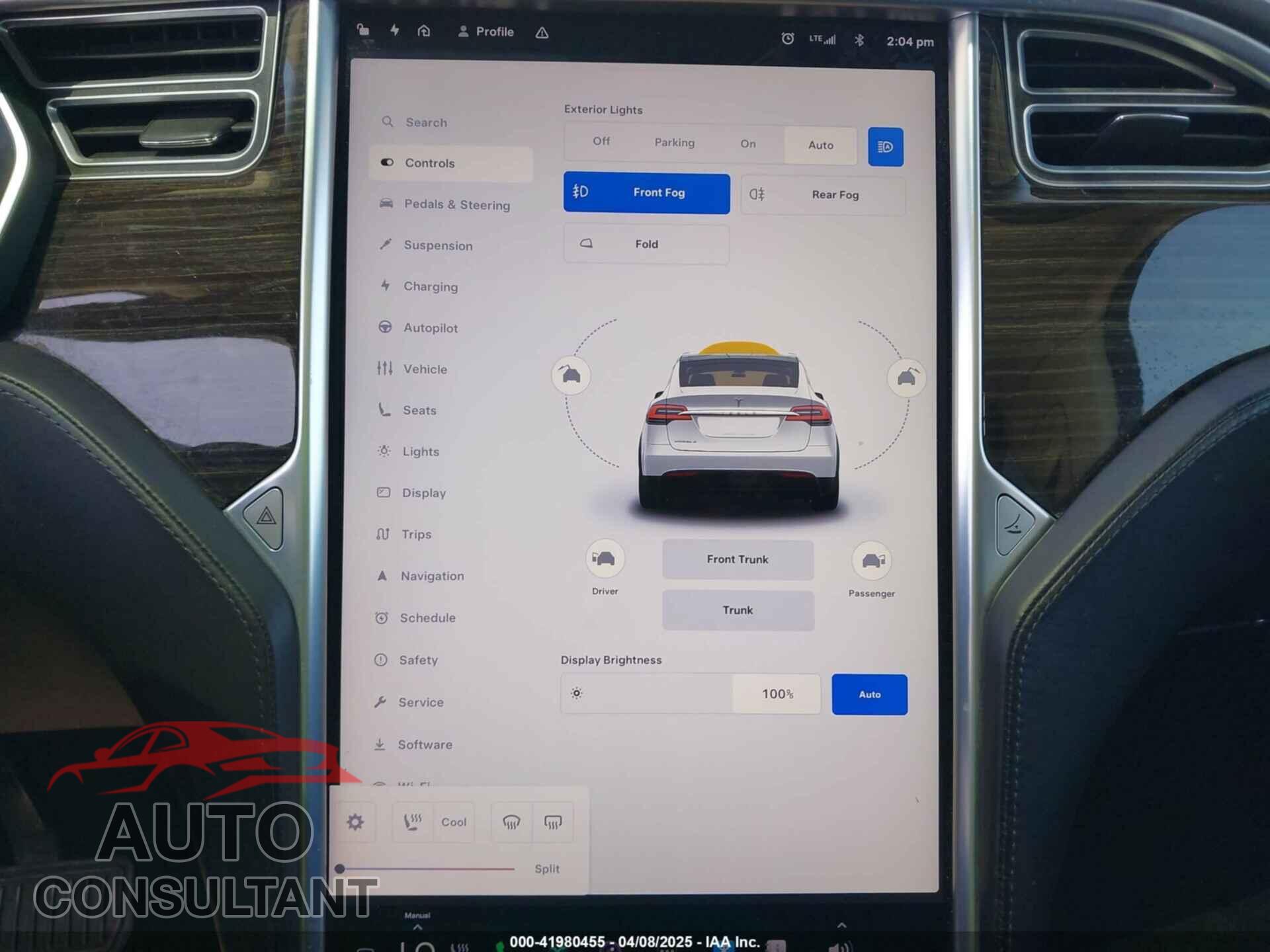 TESLA MODEL X 2016 - 5YJXCAE49GF001067
