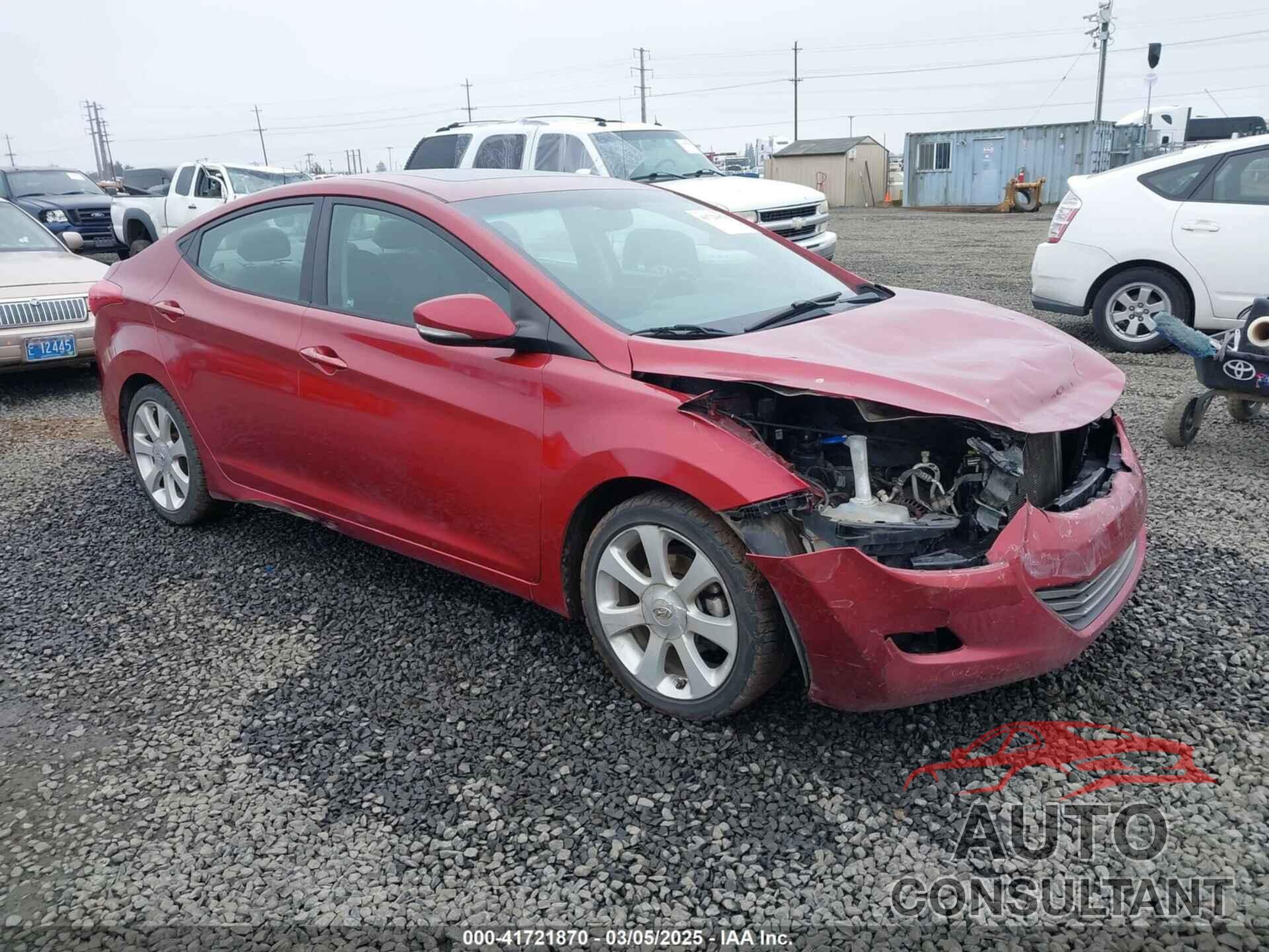 HYUNDAI ELANTRA 2013 - 5NPDH4AE1DH320027