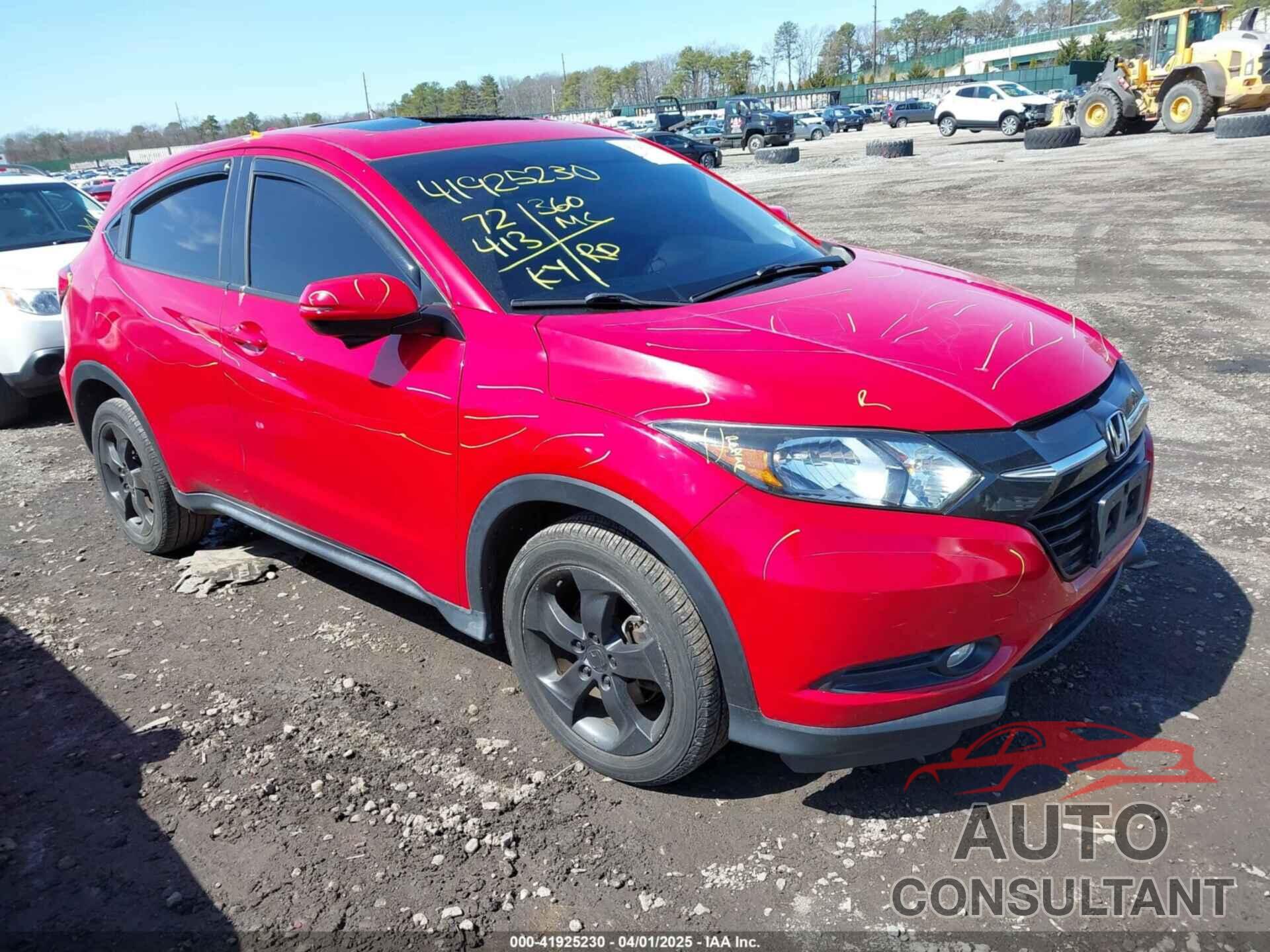 HONDA HR-V 2016 - 3CZRU6H5XGM733432