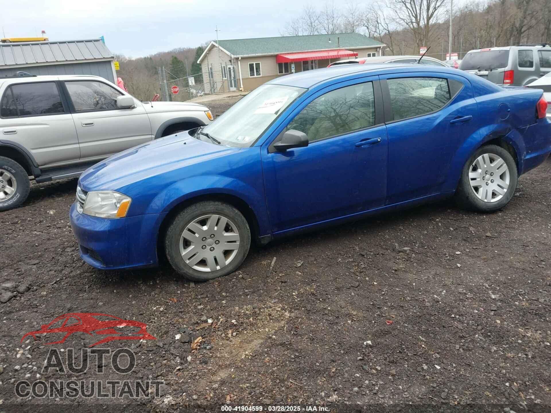 DODGE AVENGER 2013 - 1C3CDZAB4DN628596