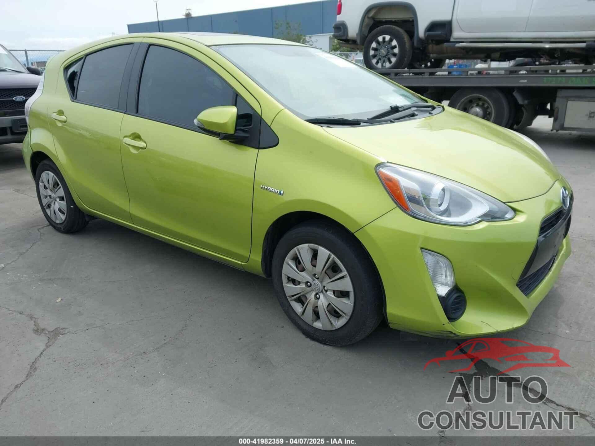 TOYOTA PRIUS C 2015 - JTDKDTB39F1091097
