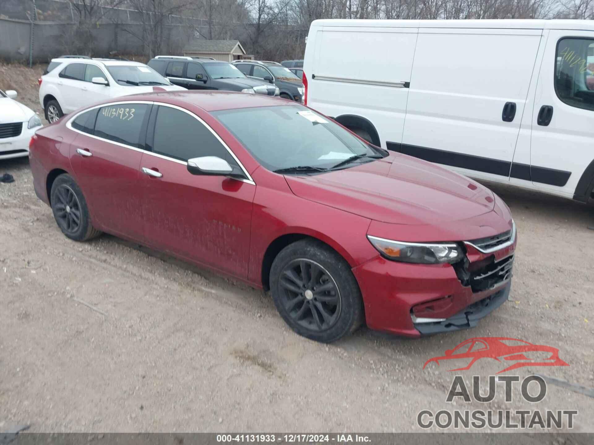 CHEVROLET MALIBU 2017 - 1G1ZE5ST8HF162618