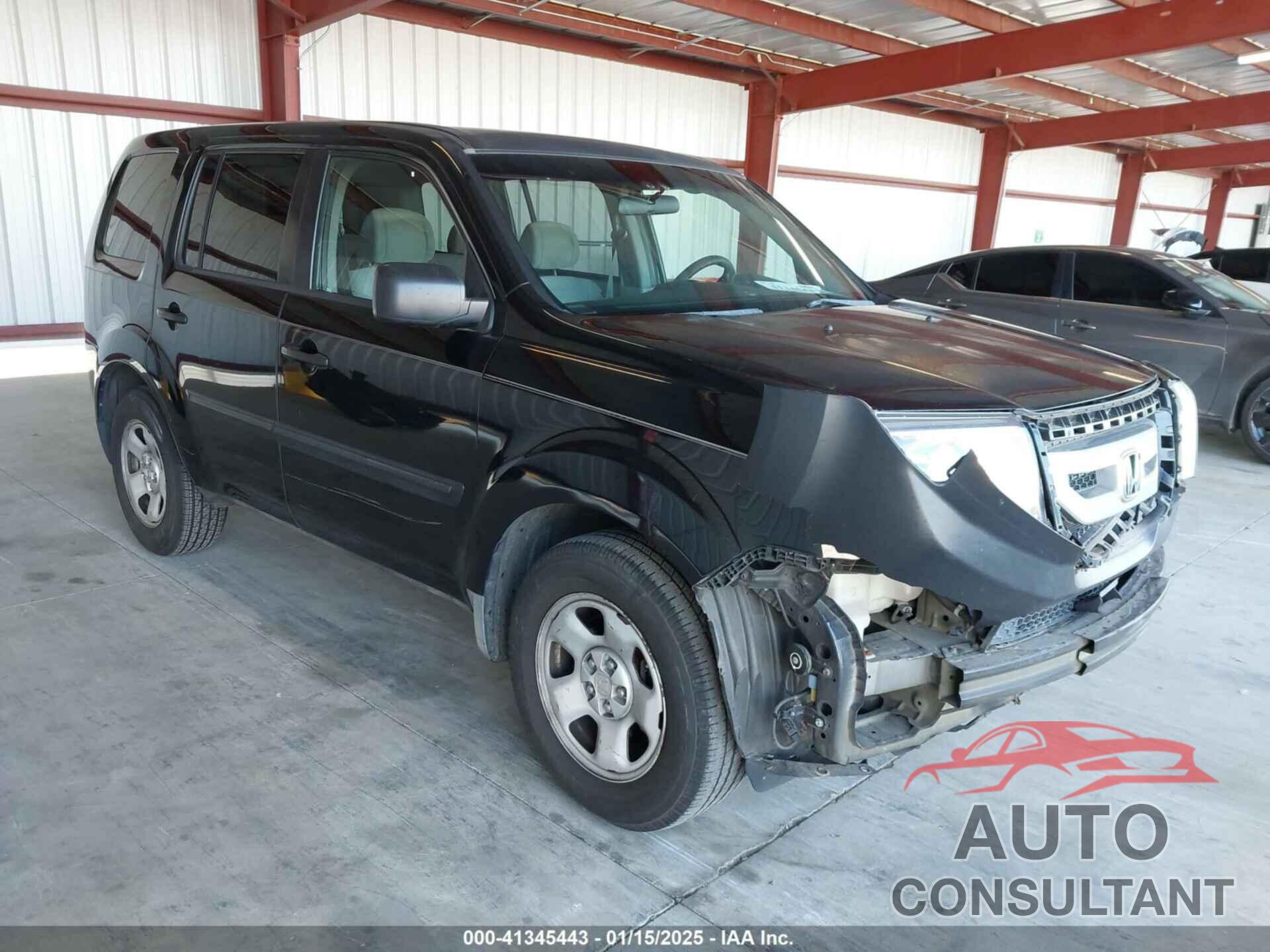 HONDA PILOT 2010 - 5FNYF3H22AB010735