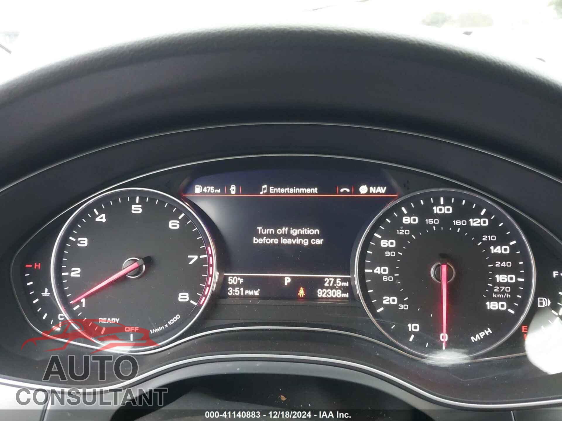 AUDI A6 2016 - WAUGFAFC7GN100241