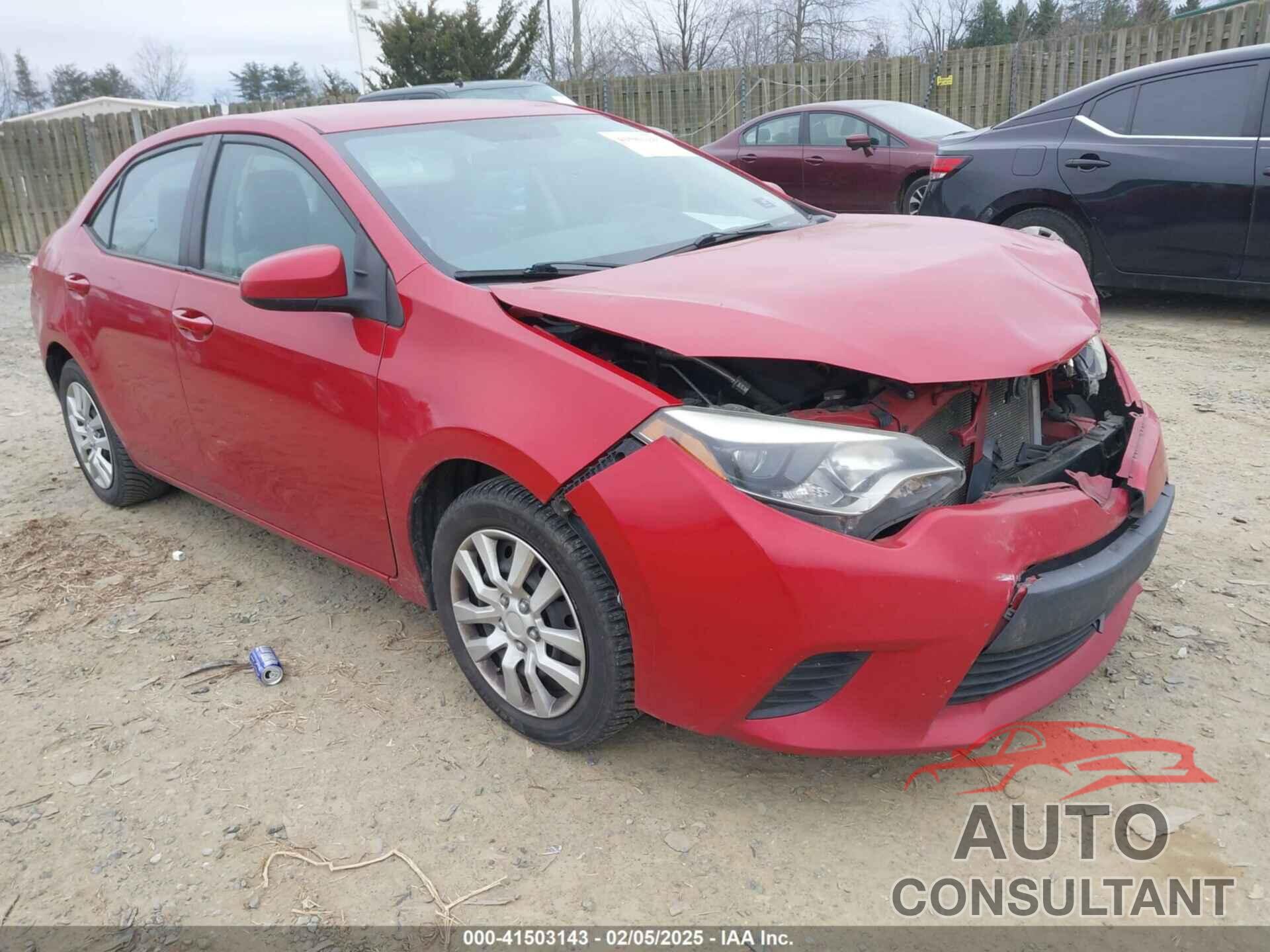 TOYOTA COROLLA 2014 - 2T1BURHE9EC009911