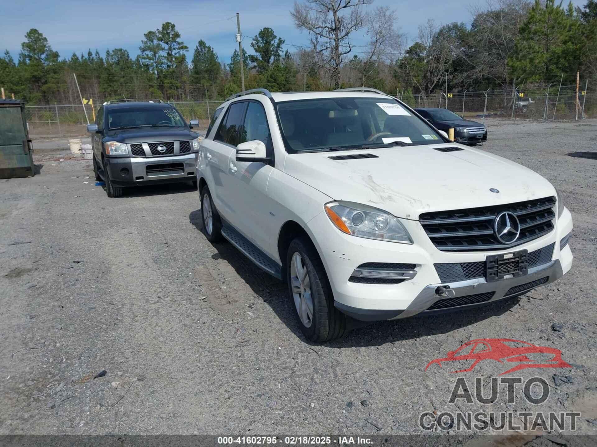MERCEDES-BENZ ML 350 2012 - 4JGDA5HB6CA055919