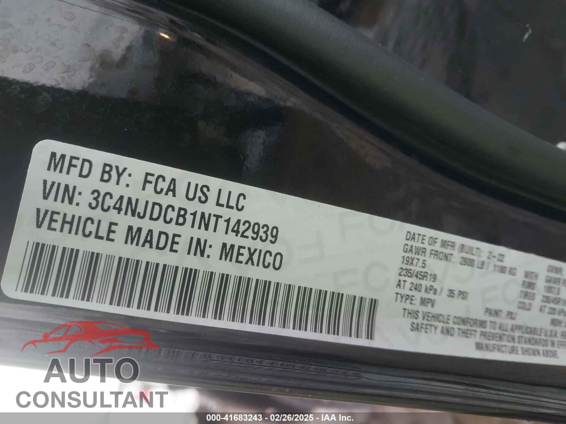 JEEP COMPASS 2022 - 3C4NJDCB1NT142939