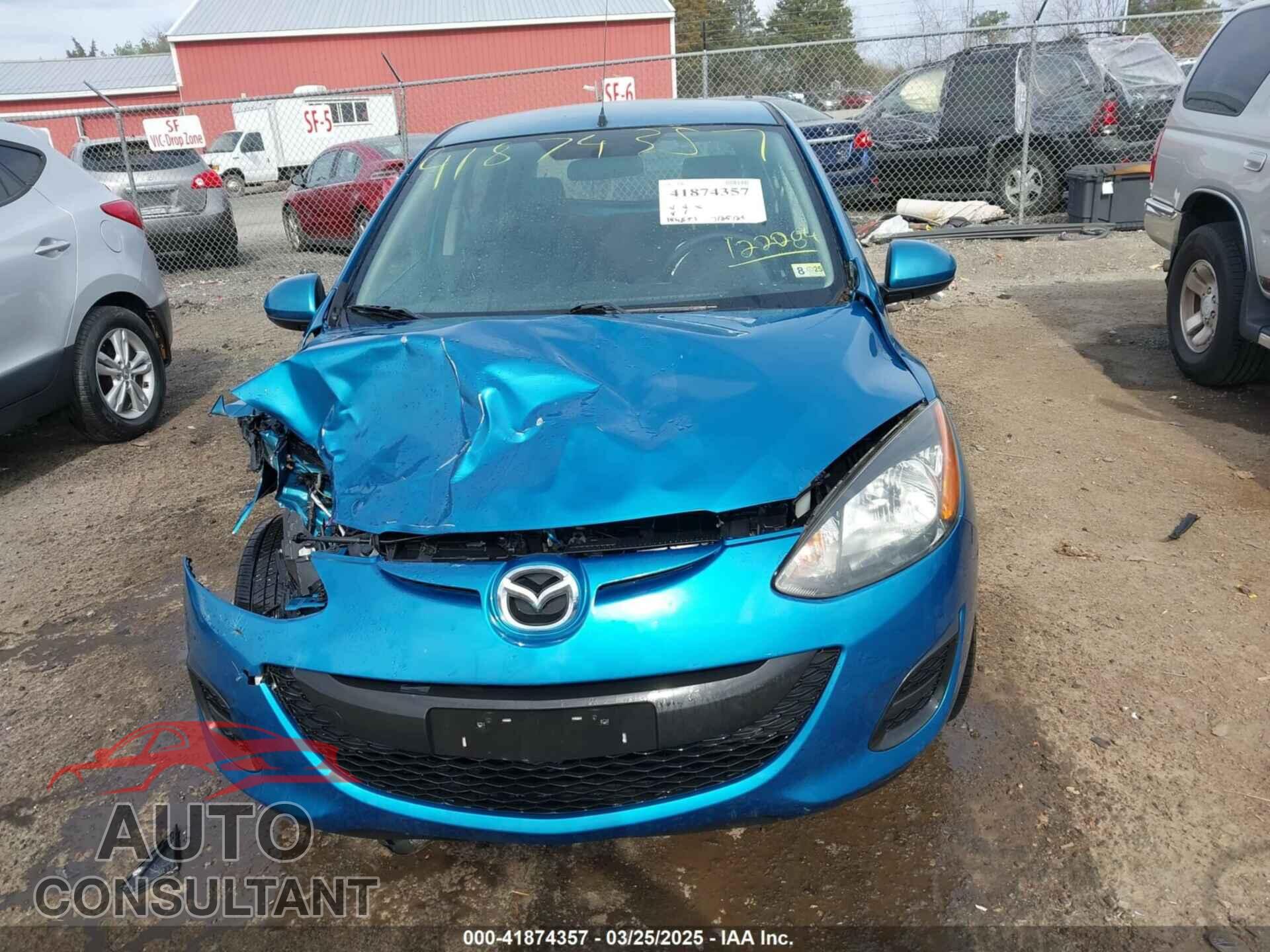 MAZDA MAZDA2 2011 - JM1DE1HZ6B0122084