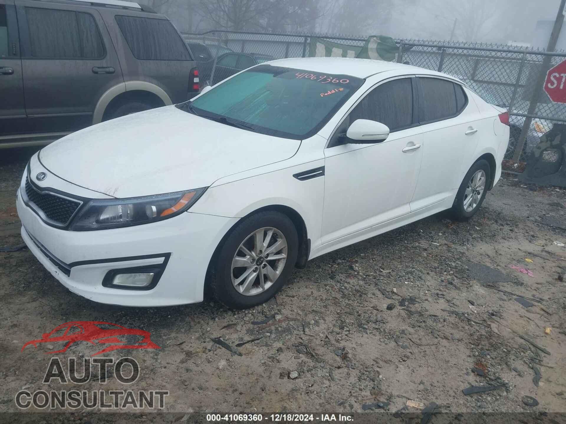 KIA OPTIMA 2015 - KNAGM4A76F5638123