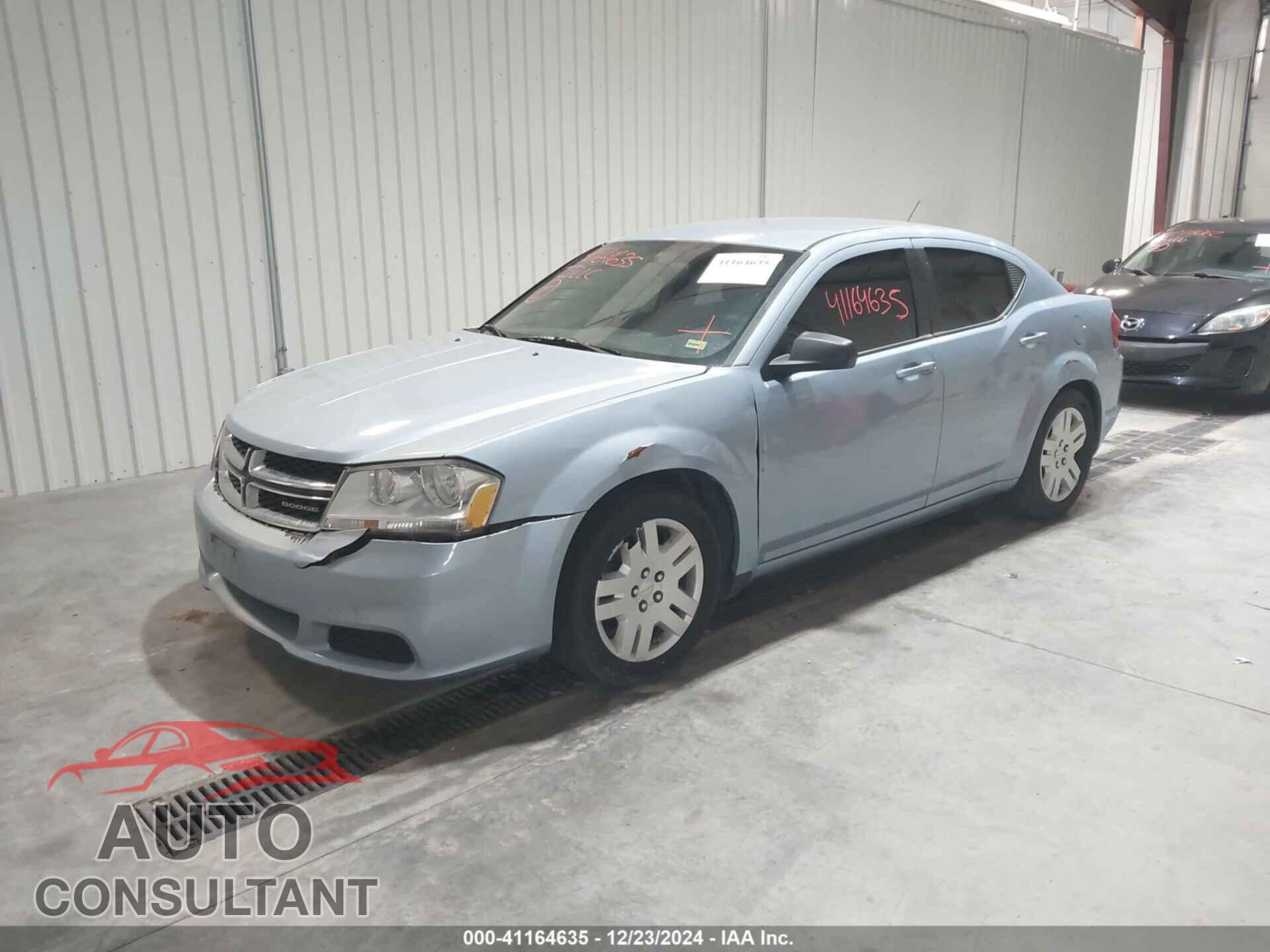 DODGE AVENGER 2013 - 1C3CDZAB5DN650509