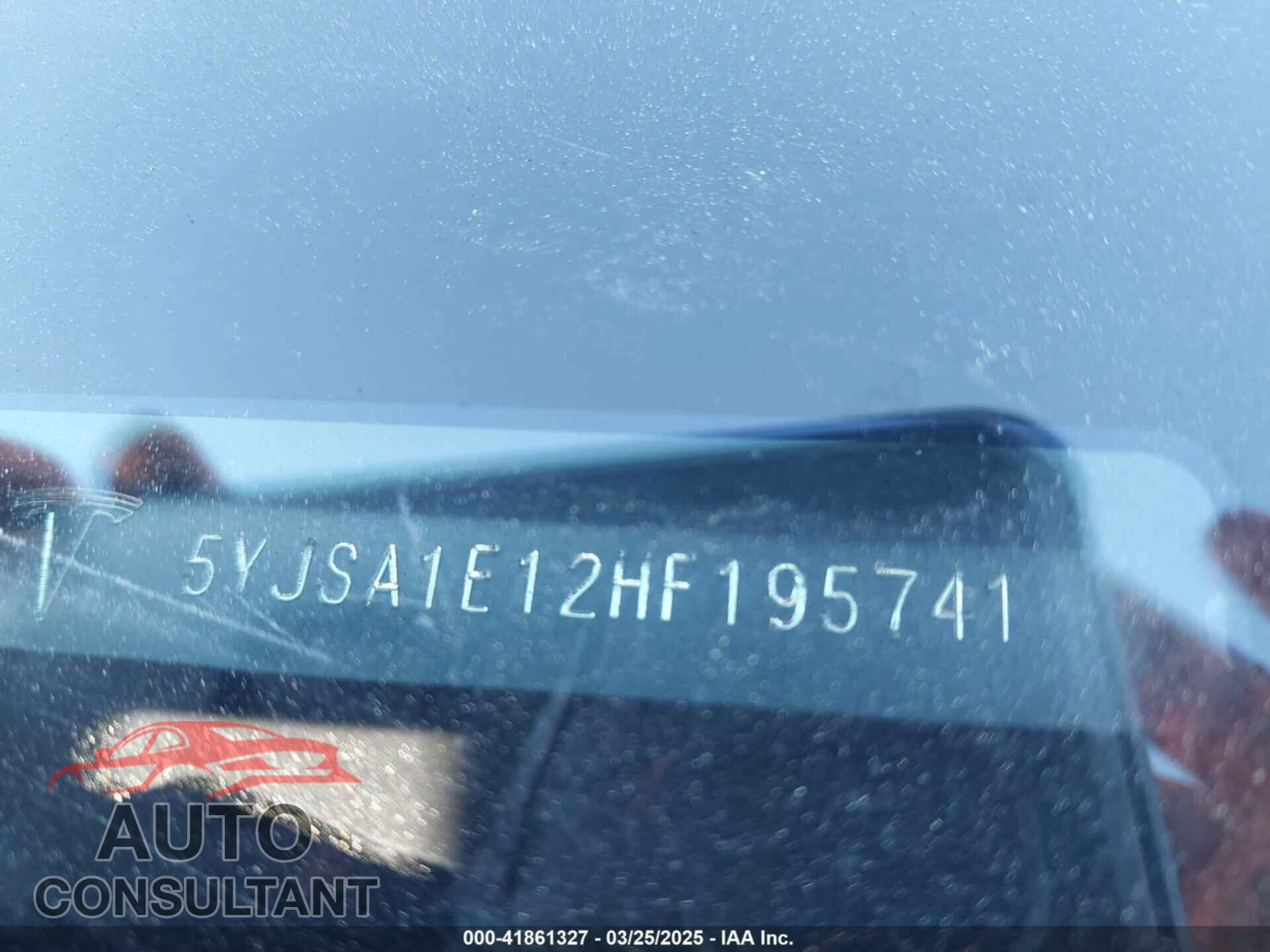 TESLA MODEL S 2017 - 5YJSA1E12HF195741