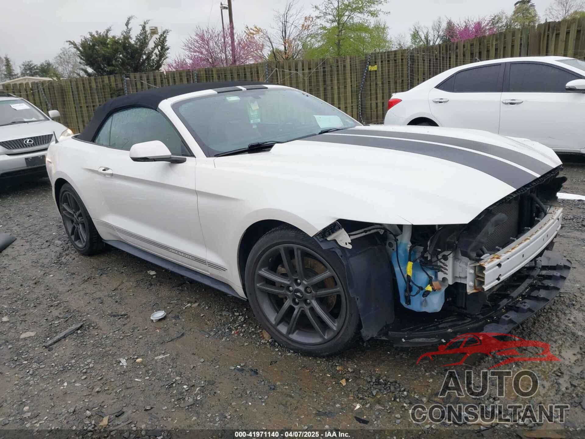 FORD MUSTANG 2017 - 1FATP8UH7H5301411