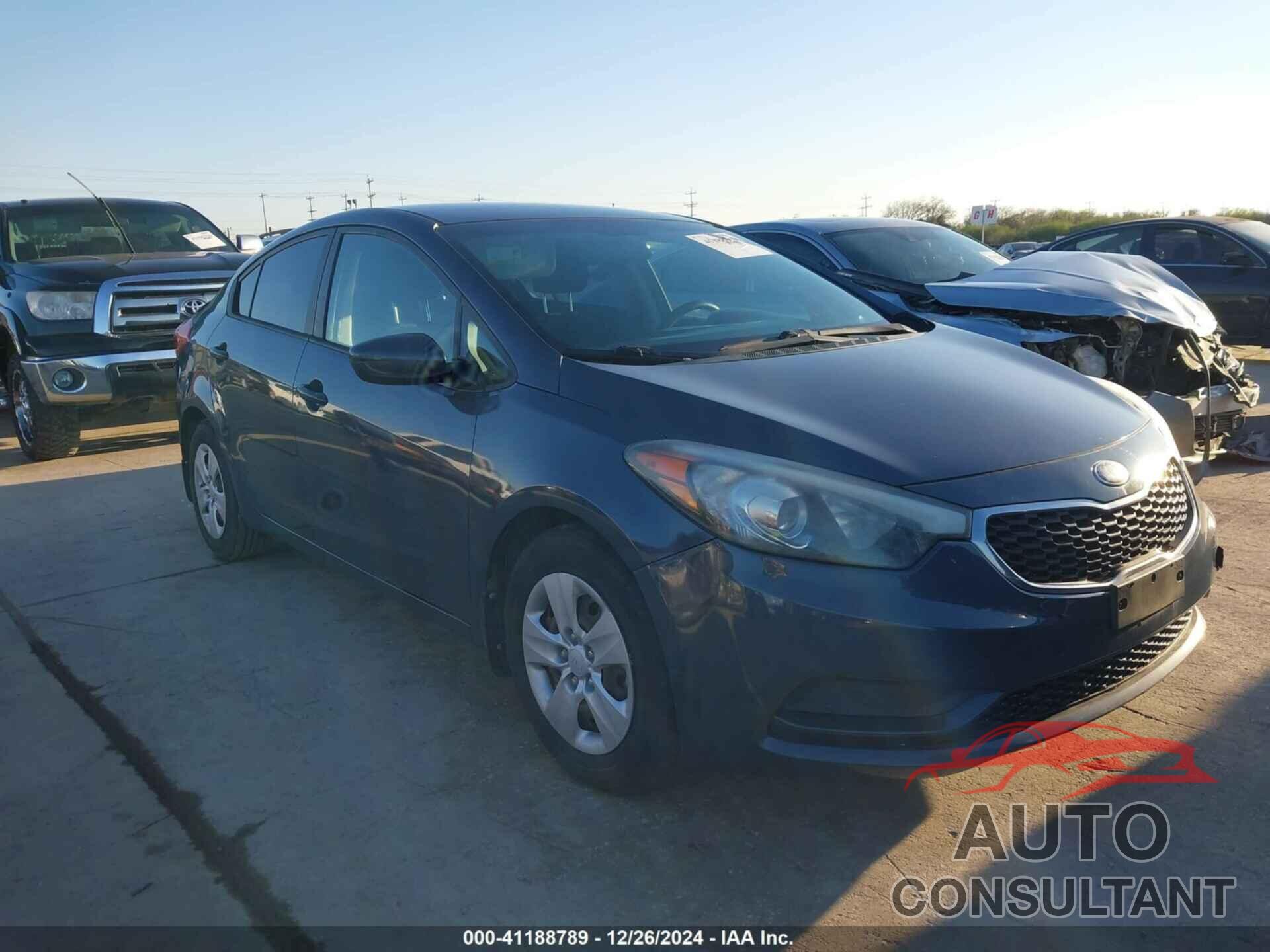 KIA FORTE 2014 - KNAFK4A66E5087862