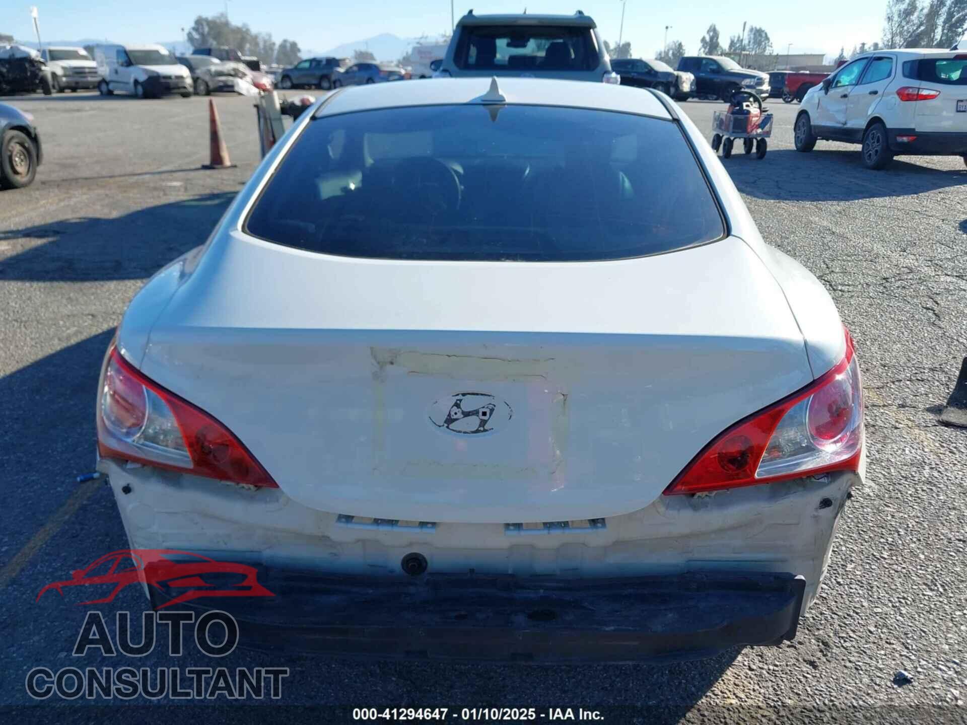 HYUNDAI GENESIS 2012 - KMHHT6KD0CU074198