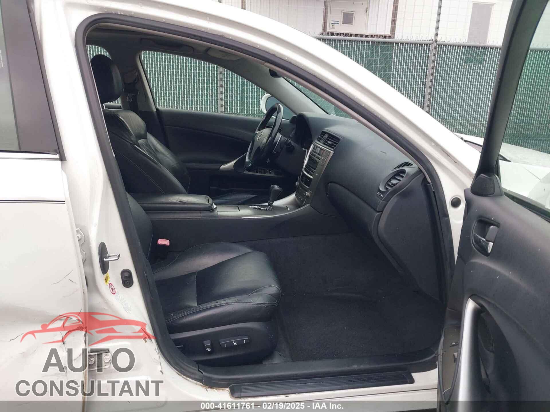 LEXUS IS 250 2010 - JTHBF5C27A2095582