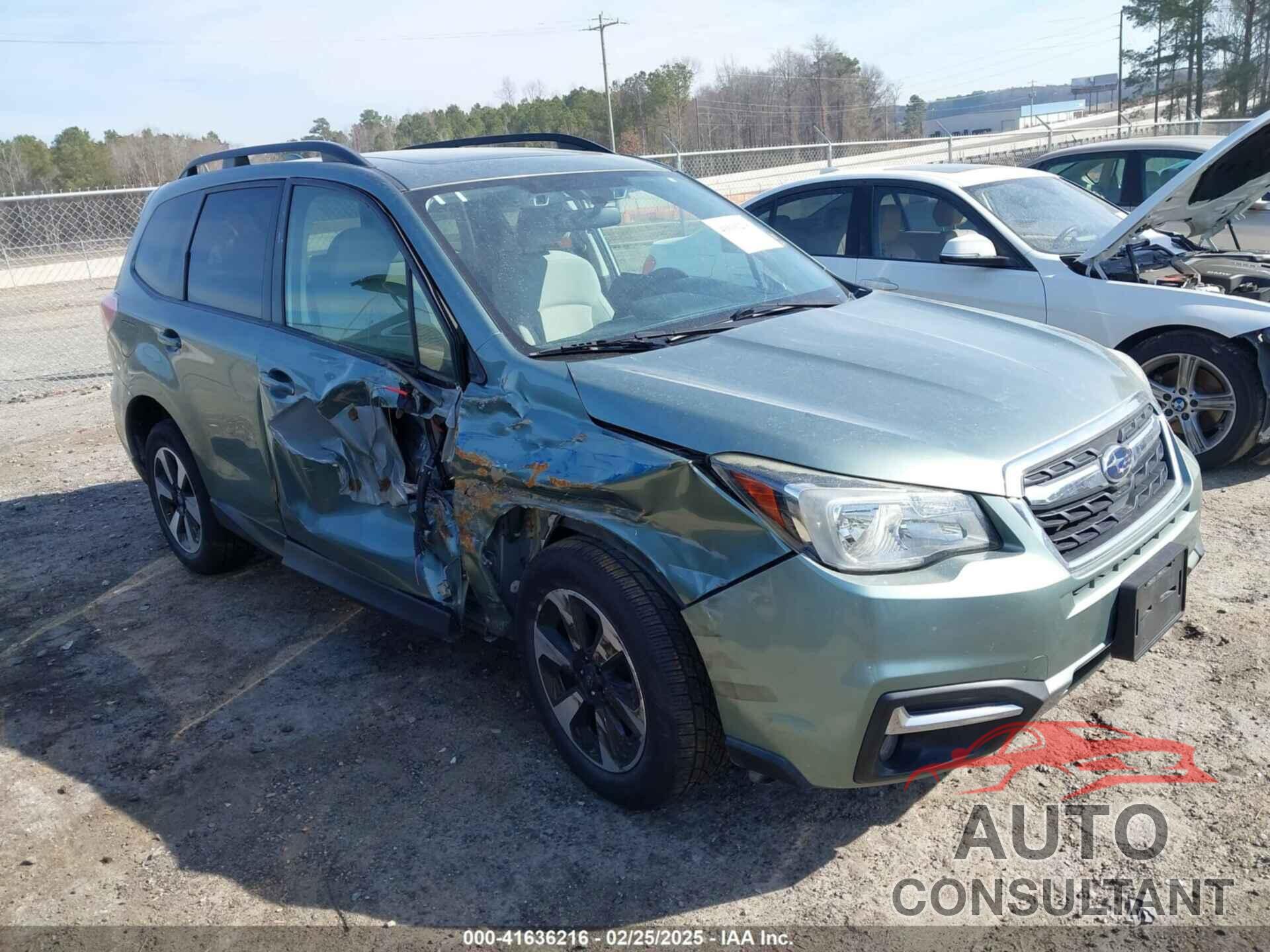 SUBARU FORESTER 2018 - JF2SJAGC0JH470223