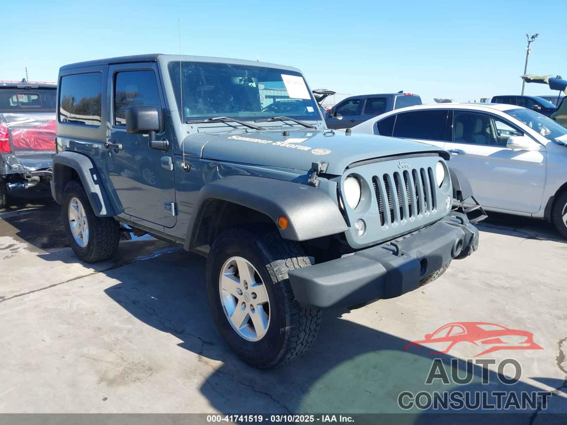 JEEP WRANGLER 2014 - 1C4AJWAGXEL177449