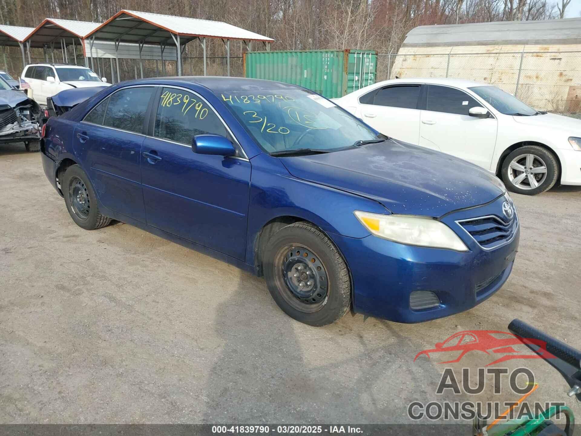 TOYOTA CAMRY 2011 - 4T1BF3EKXBU744912