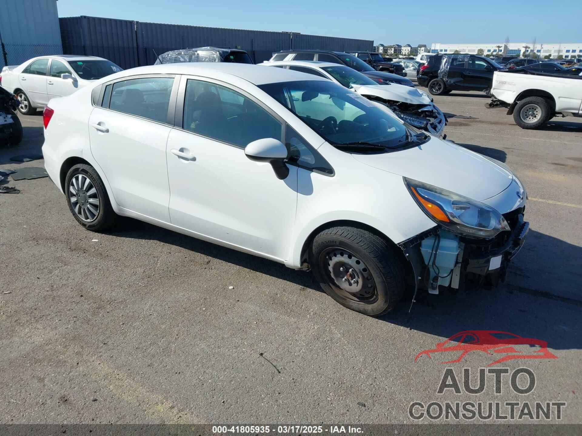 KIA RIO 2016 - KNADM4A30G6633995