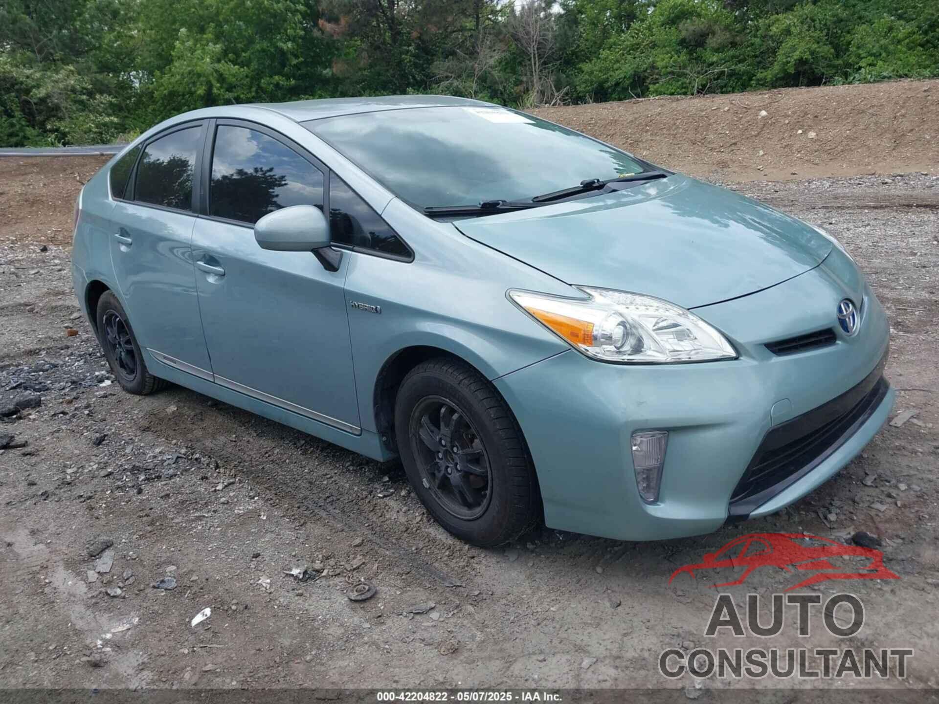 TOYOTA PRIUS 2012 - JTDKN3DU4C1587830