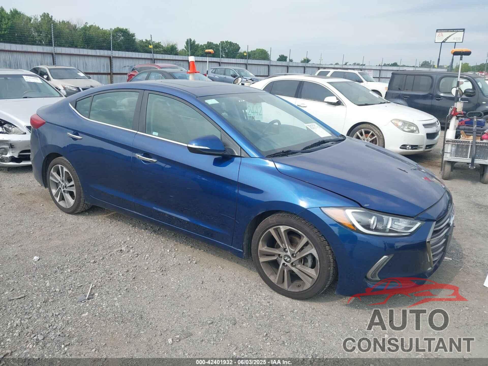 HYUNDAI ELANTRA 2017 - 5NPD84LF0HH058822