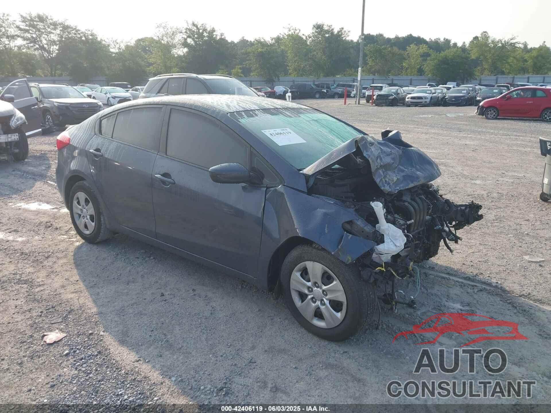 KIA FORTE 2016 - KNAFK4A62G5612273