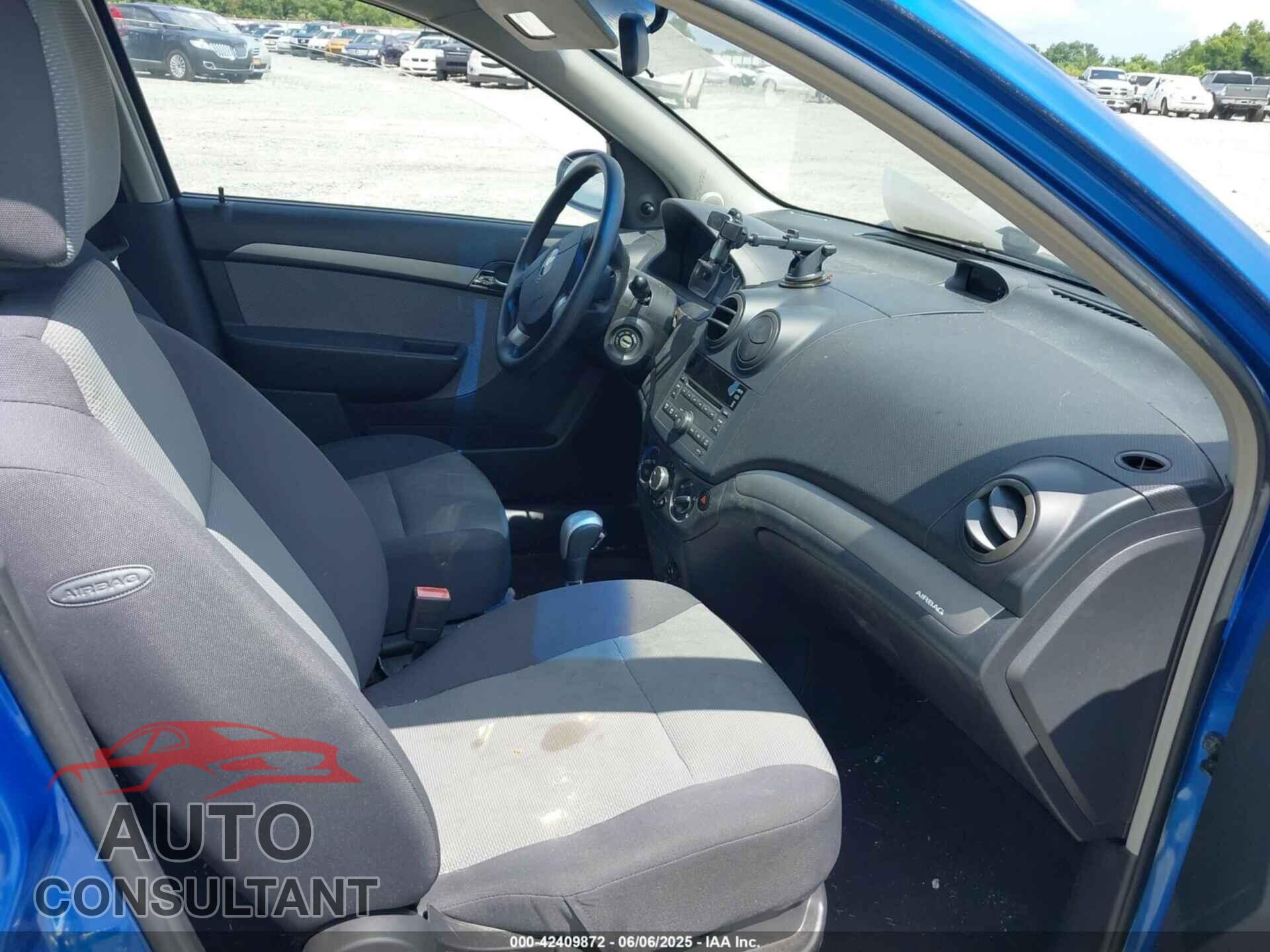 CHEVROLET AVEO 2009 - KL1TD66E69B614700