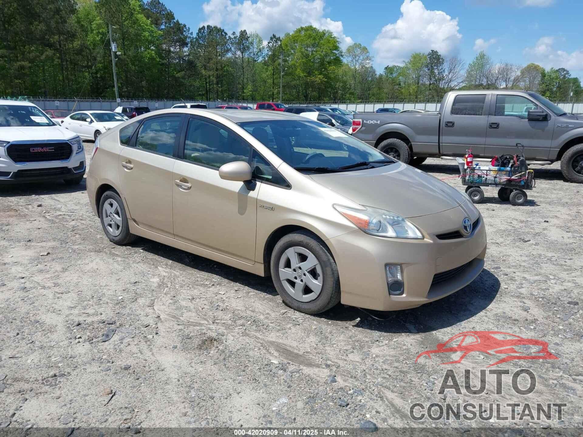 TOYOTA PRIUS 2011 - JTDKN3DU5B1428183