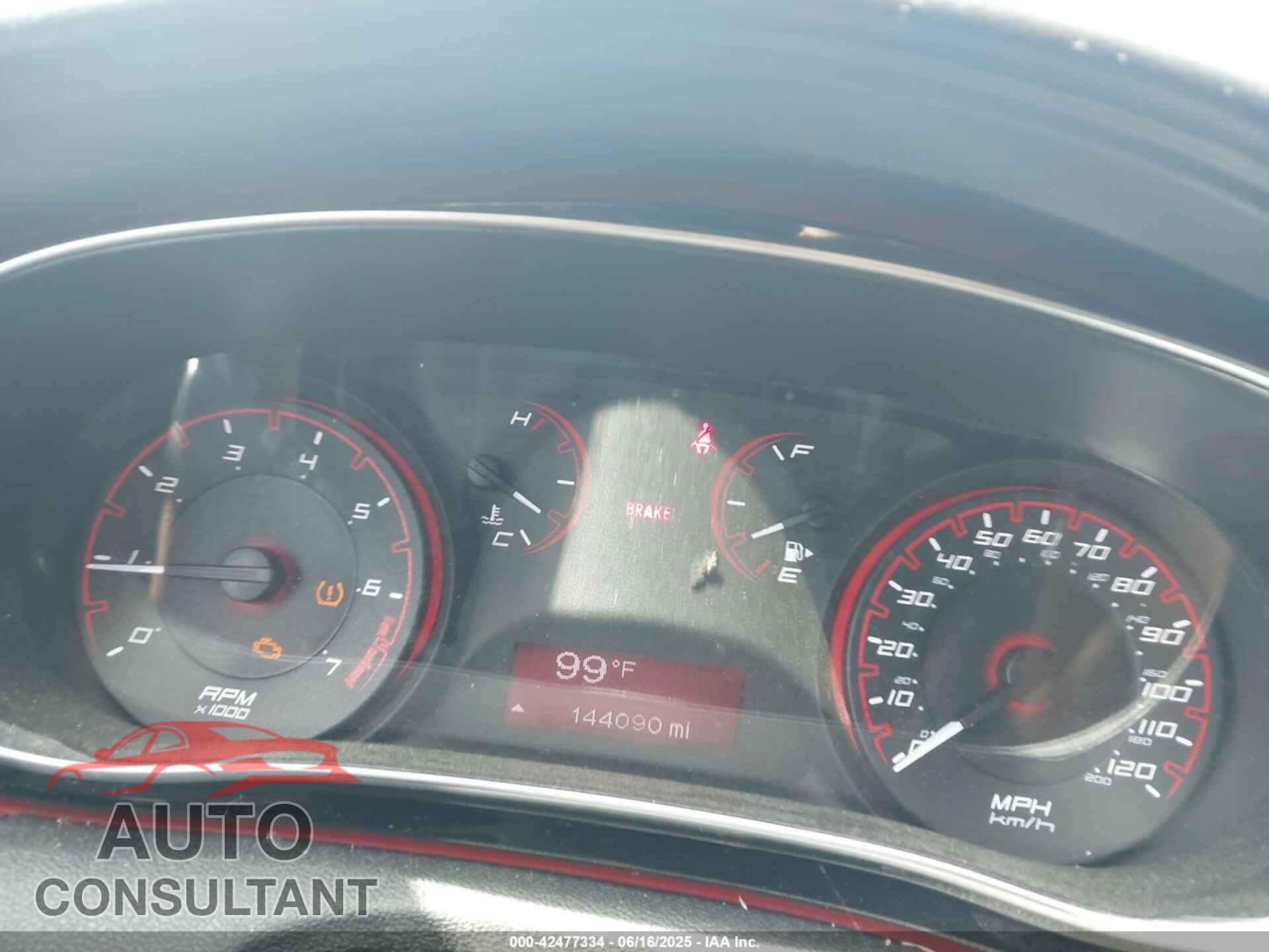 DODGE DART 2015 - 1C3CDFAA8FD363602